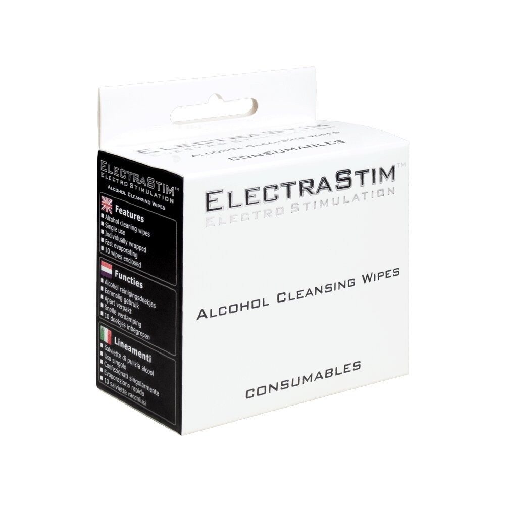 Electrastim Wattestäbchen Alcowipe Sterile Wipes - 10 Pack