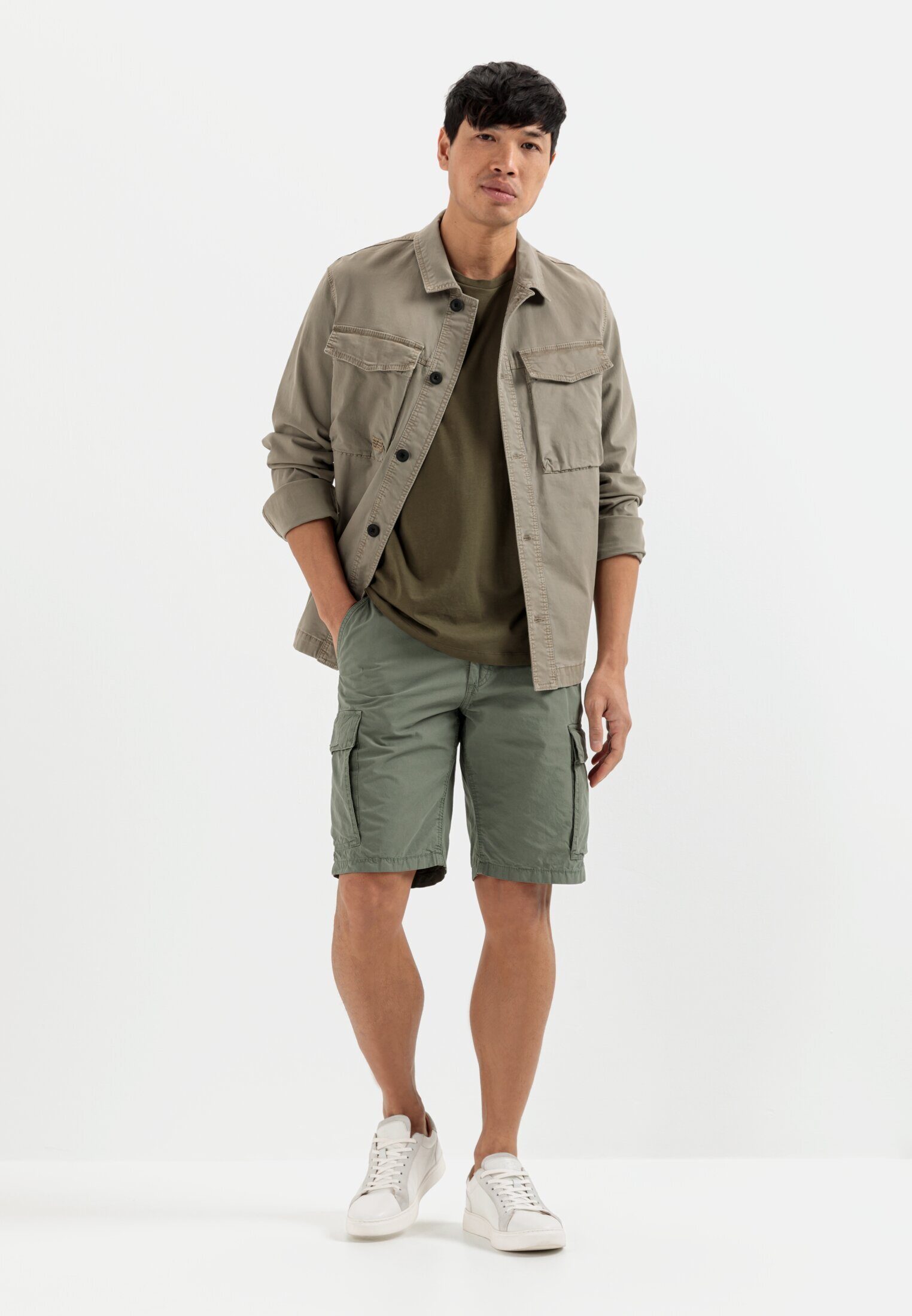 camel active Cargoshorts aus reiner Baumwolle