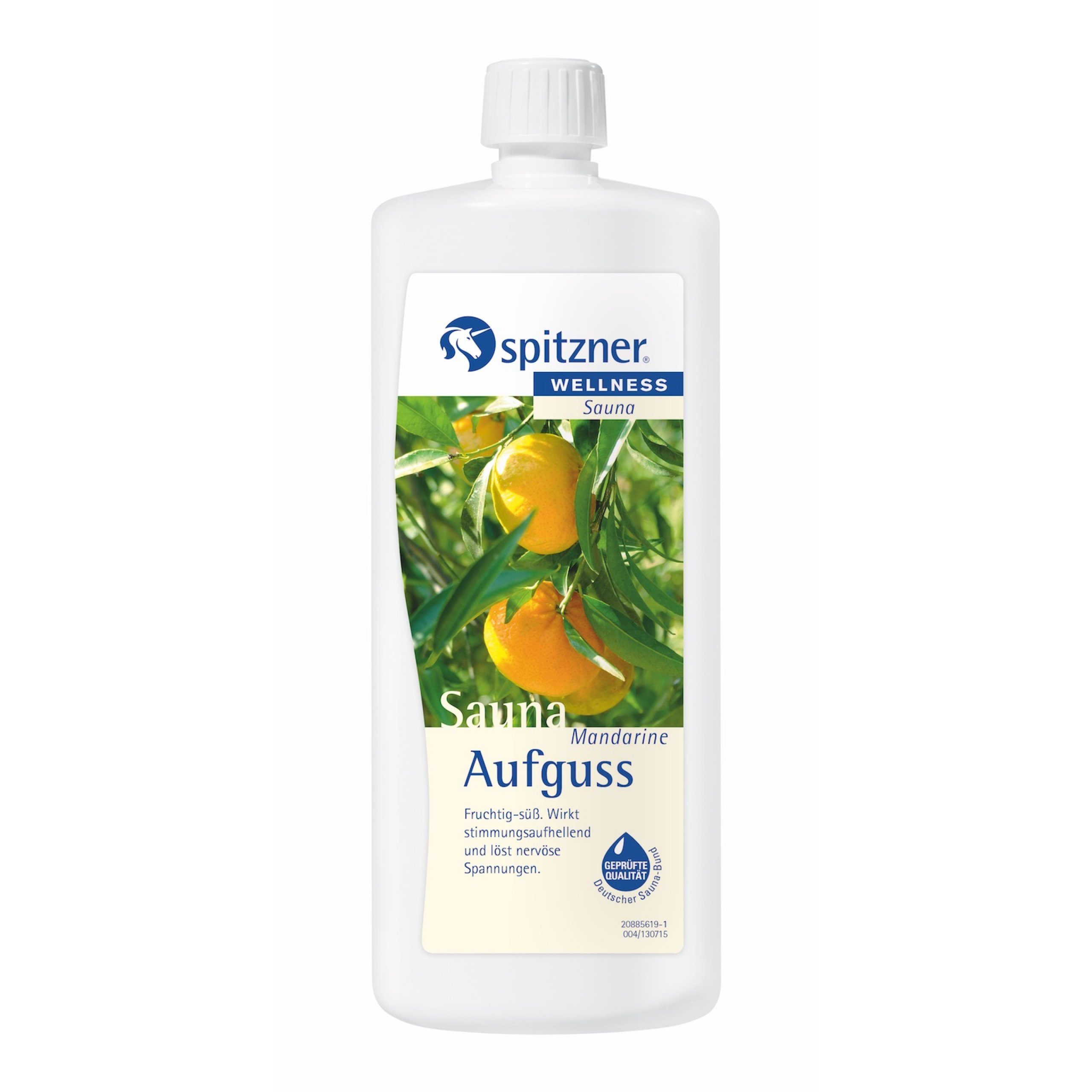 Spitzner Aufgusskonzentrat Spitzner Saunaaufguss Mandarine 1 Liter Wellness Sauna Aufguss 1000 ml