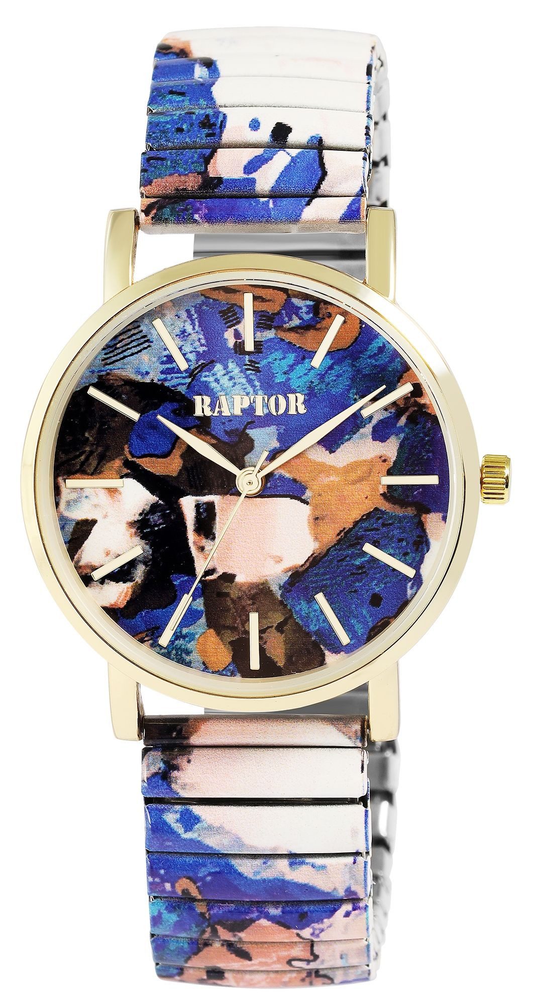 Raptor Quarzuhr Colorful Edition mit Edelstahlzugarmband, günstig online kaufen
