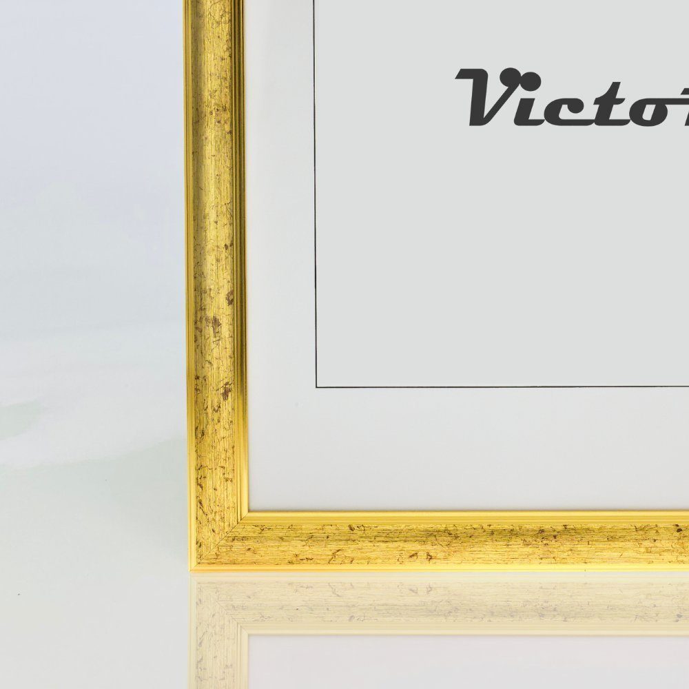 Victor Monet, 23x13mm, im Gold, 10x15 Deco Leiste: Bilderrahmen cm, Stil (Zenith) in Art