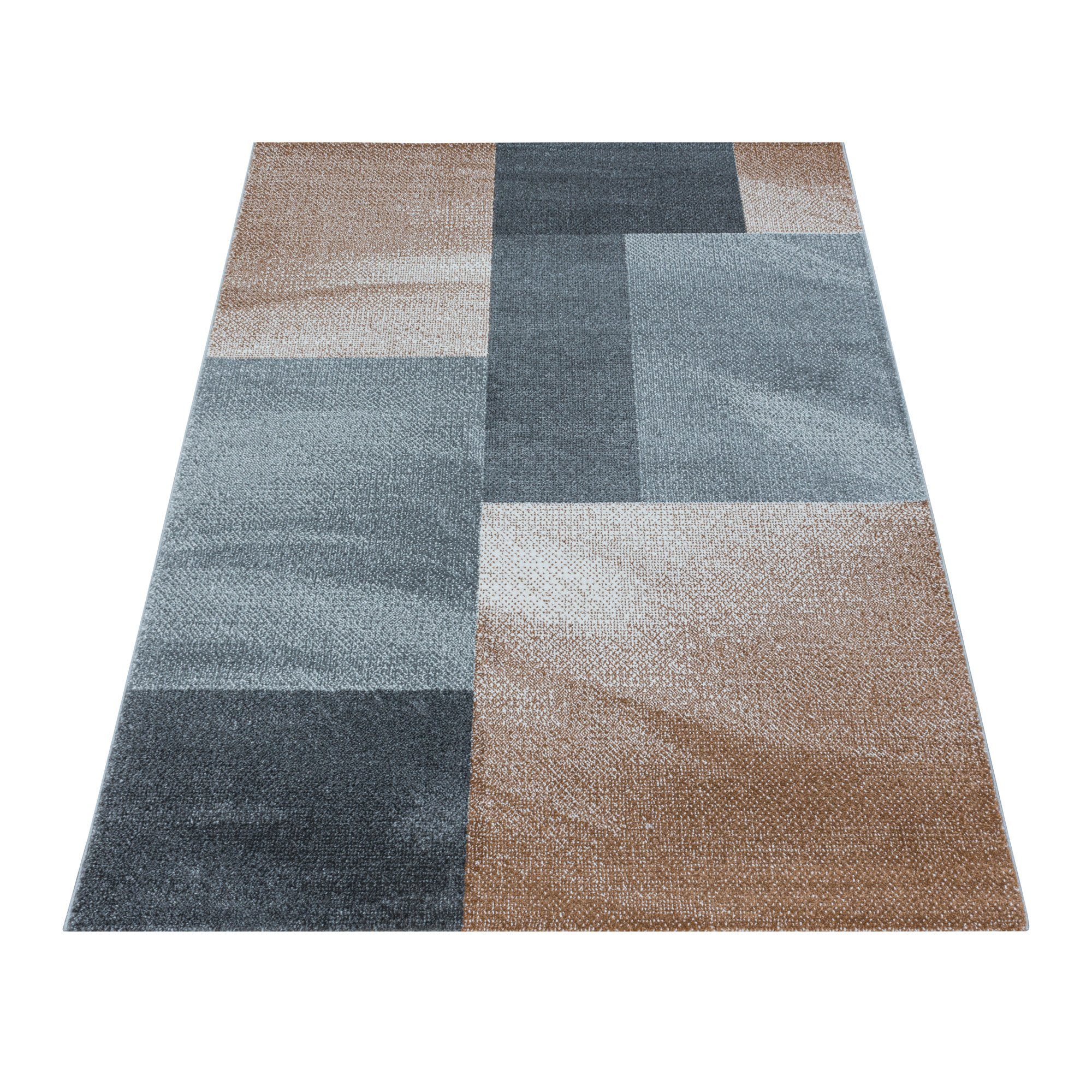 Teppium, mm, Teppich Kariert Abstrakt Teppich Läufer, Höhe: Wohnzimmer 10 Design,