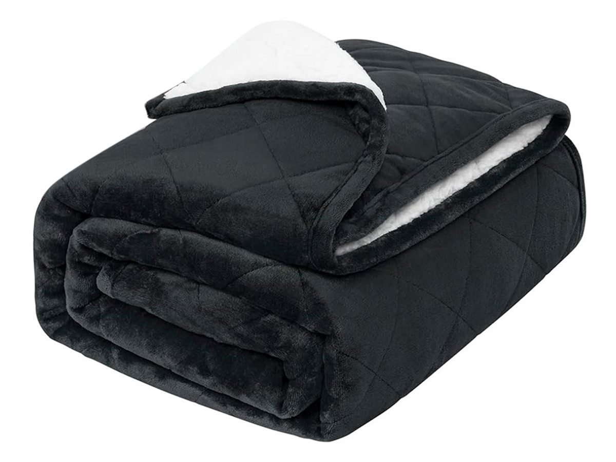Woltu Gewichtsdecke, Bezug: Flanell Sherpa, Therapiedecke, günstig online kaufen