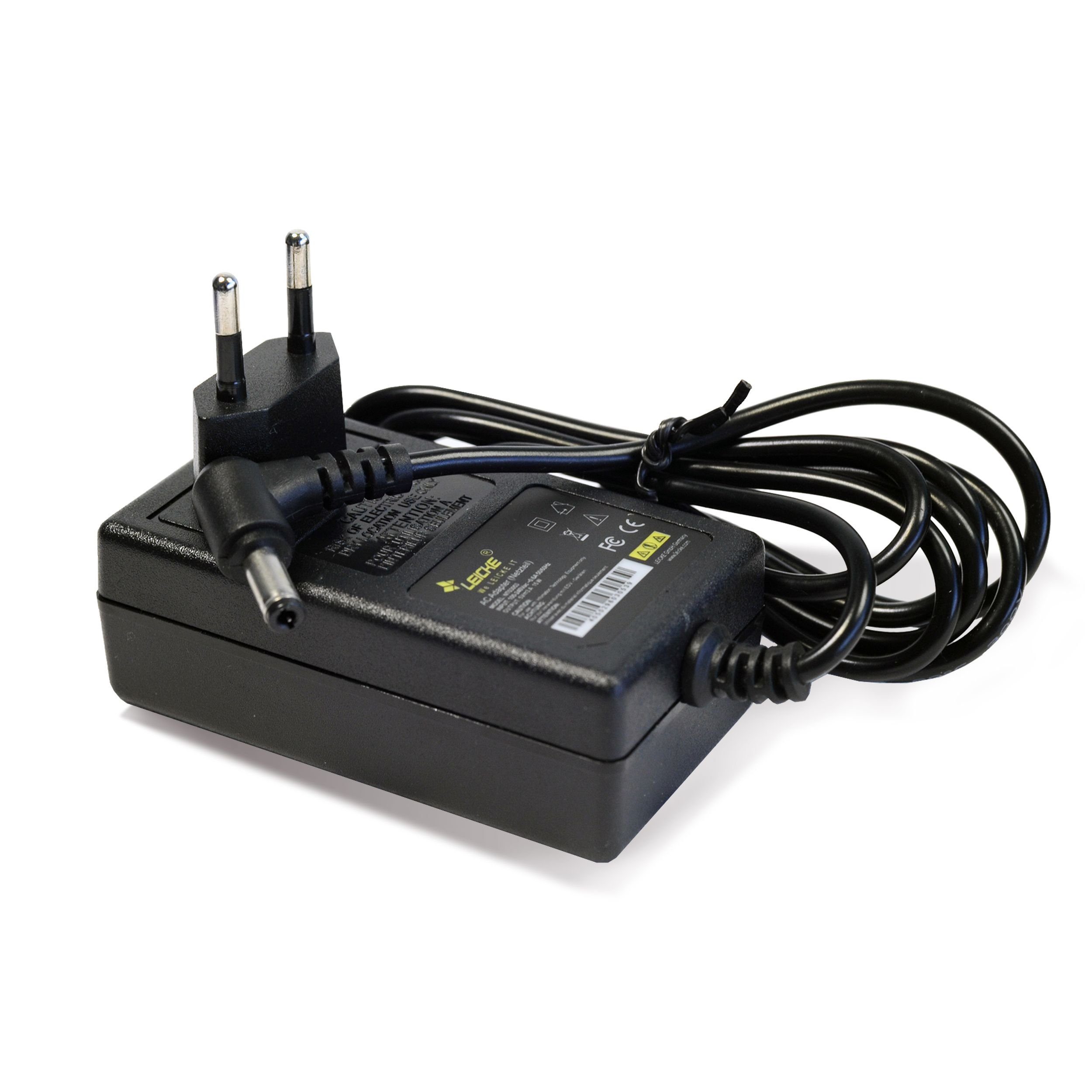 Leicke Netzteil 5V 3A Ladegerät 15W fürDVD/Blu Ray Laufwerke Festplatten Akku Netzteil (besonders leicht, Kurzschluss-, Überspannungs- und Überhitzungsschutz)