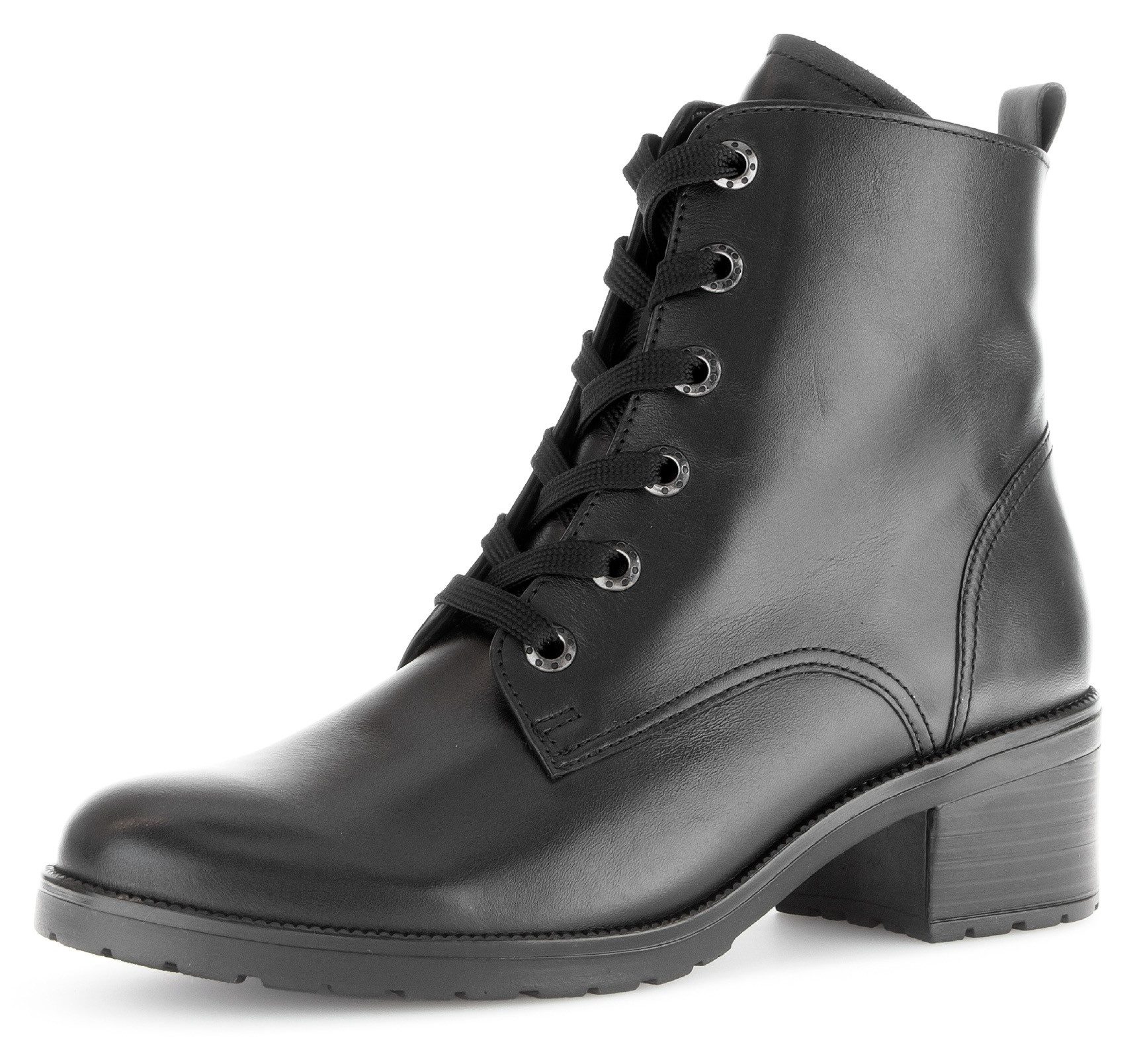 Gabor Tunis Schnürstiefelette, Blockabsatz, Schnürboots, Komfortschuh günstig online kaufen