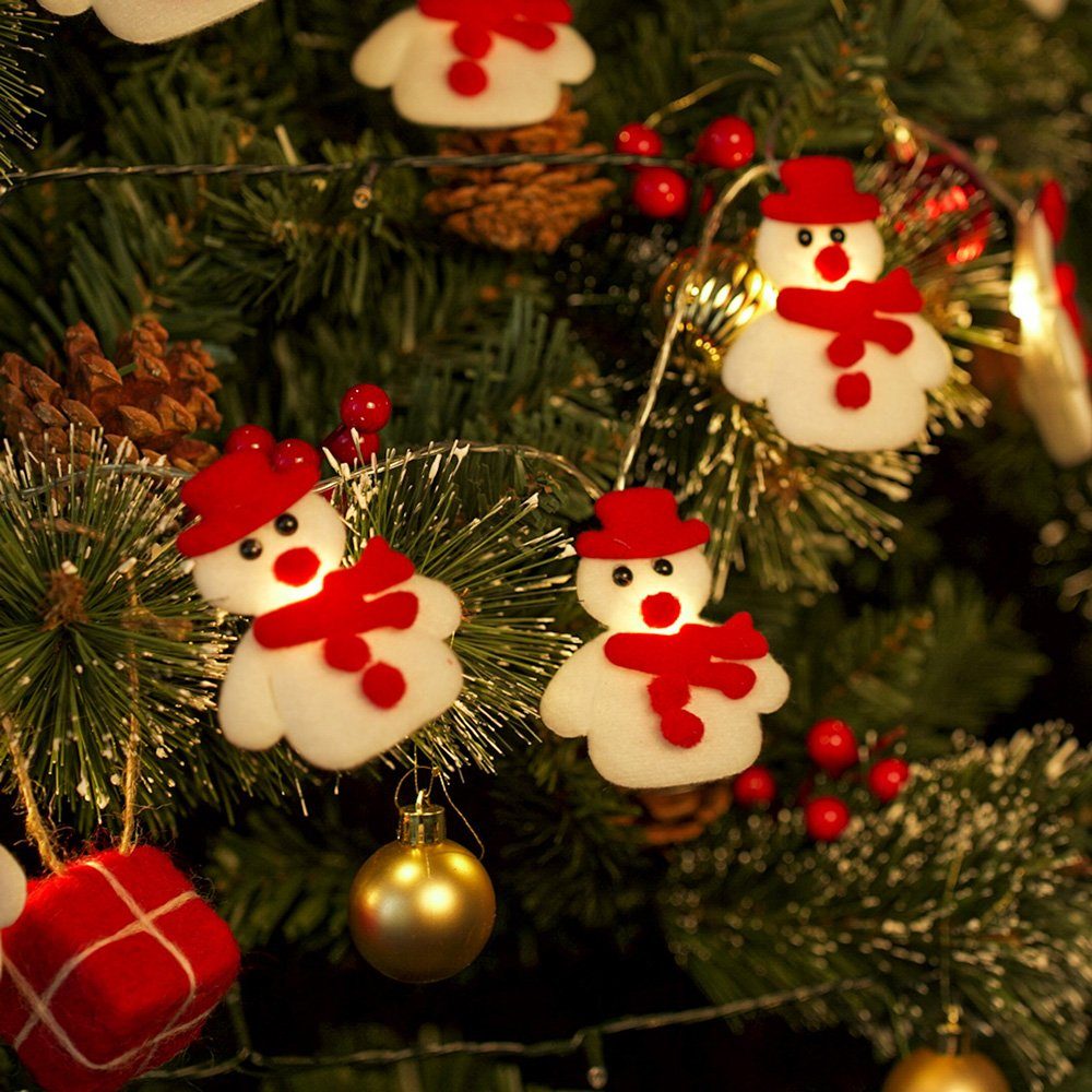 Rosnek LED-Lichterkette LED Weihnachten Party Lichtervorhang, 1.5m/3m, Weih günstig online kaufen