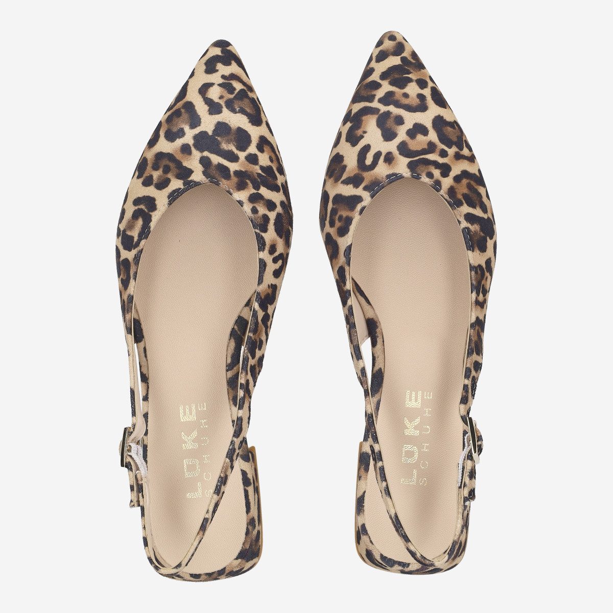 Lüke Schuhe Lüke Schuhe ELDA CAMEL, Peeptoes & Slingpumps, Beige, Damen Peeptoepumps