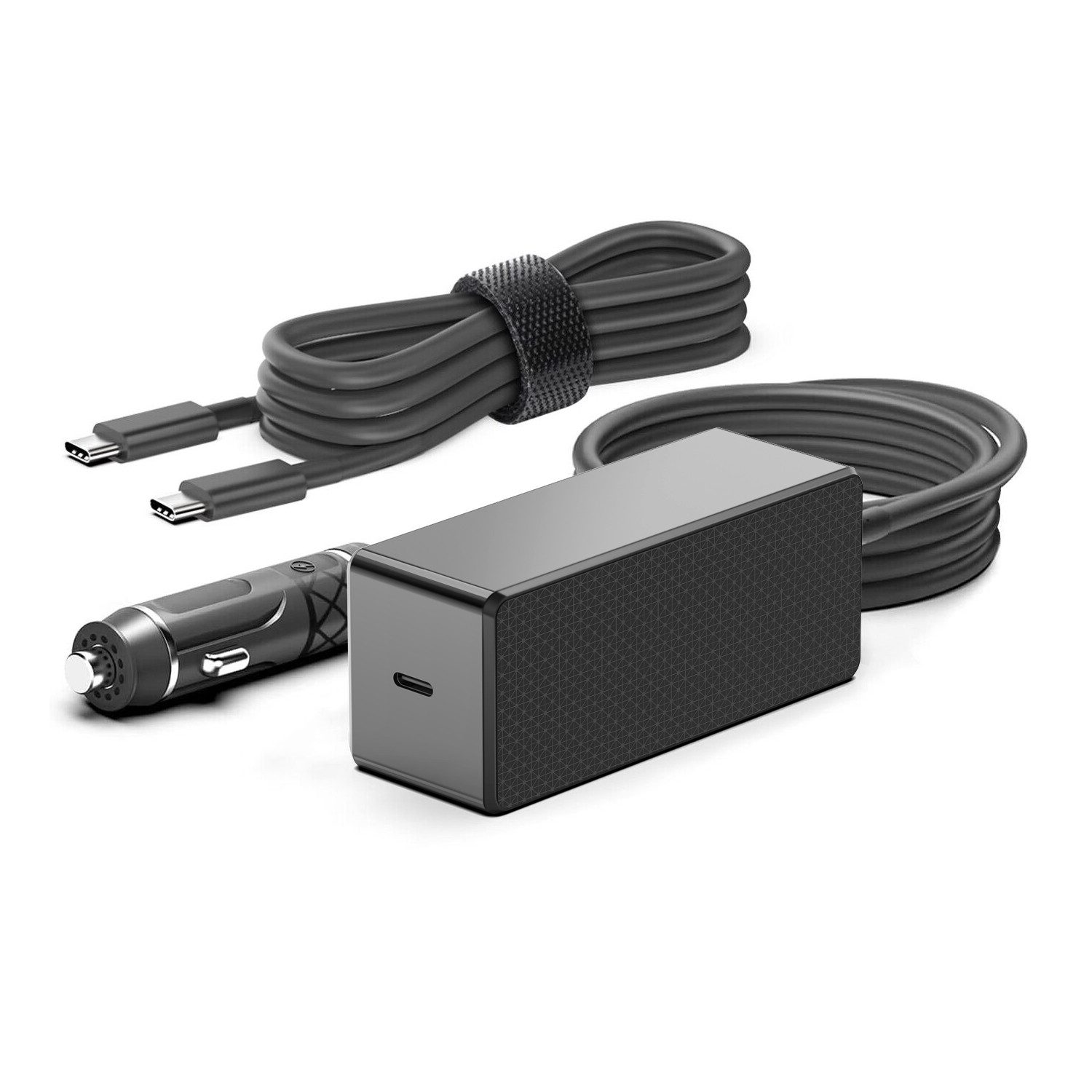 HKY PD140W 28V5A USB C für MacBook Pro/Air, HP Spectre, ThinkPad T490 KFZ-Netzteil (IdeaPad 3 Chromebook/ i-Pad mini 5/4, i-Pad Pro,i-Pad 2019,i-Pad 2020)
