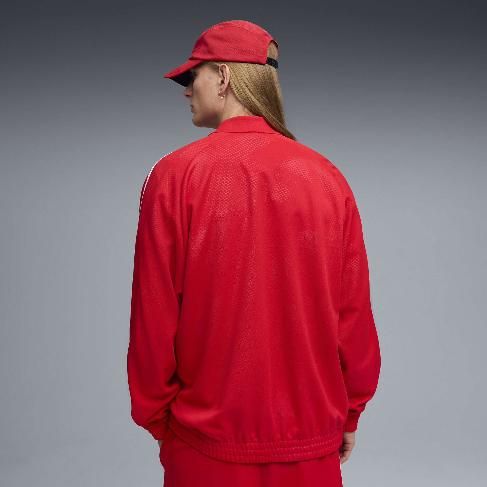 PUMA Sweatjacke Scuderia Ferrari T7 Oversized Trainingsjacke Herren