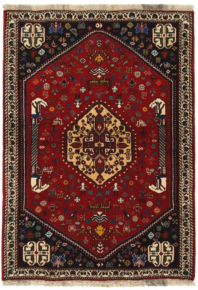 Orientteppich Ghashghai 109x155 Handgeknüpfter Orientteppich / Perserteppich, Nain Trading, rechteckig, Höhe: 12 mm | Kurzflor-Teppiche