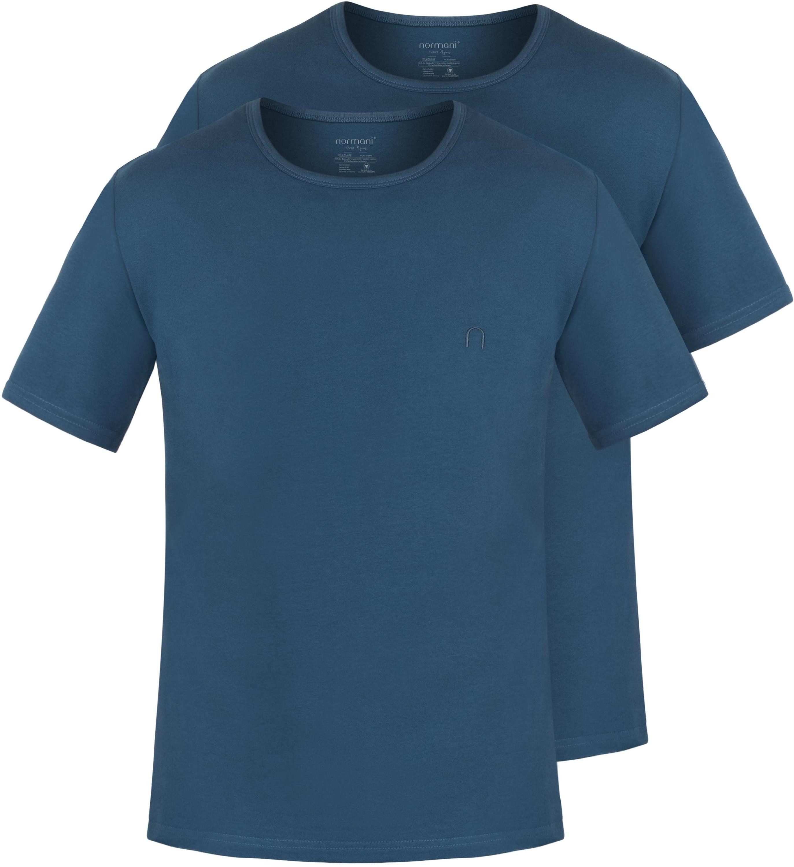 Kurzarmshirt 2er Set Herren T-Shirts aus Bio-Baumwolle Nyons