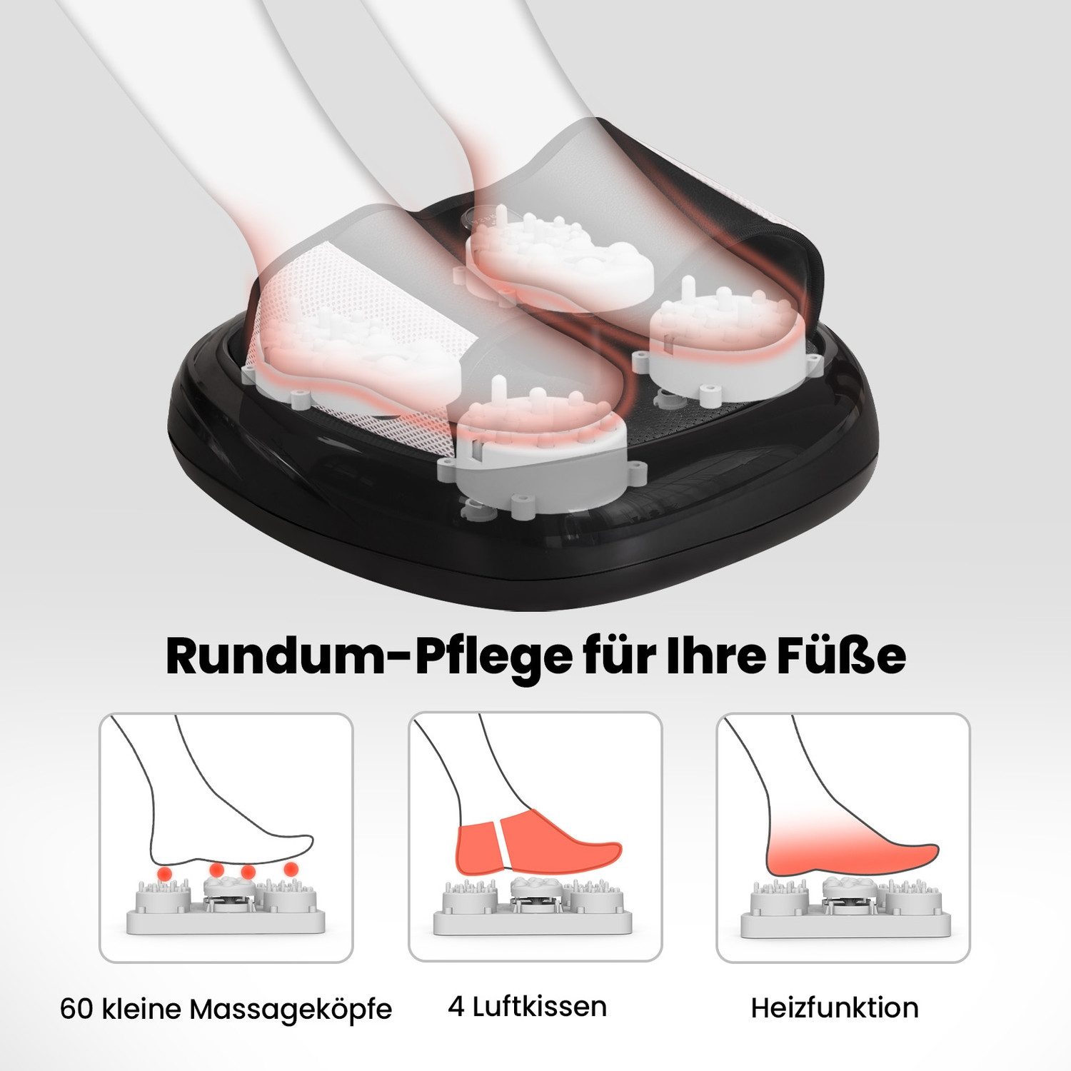 ASPRIA Fußmassagegerät Fußmassagegerät MGF-739B