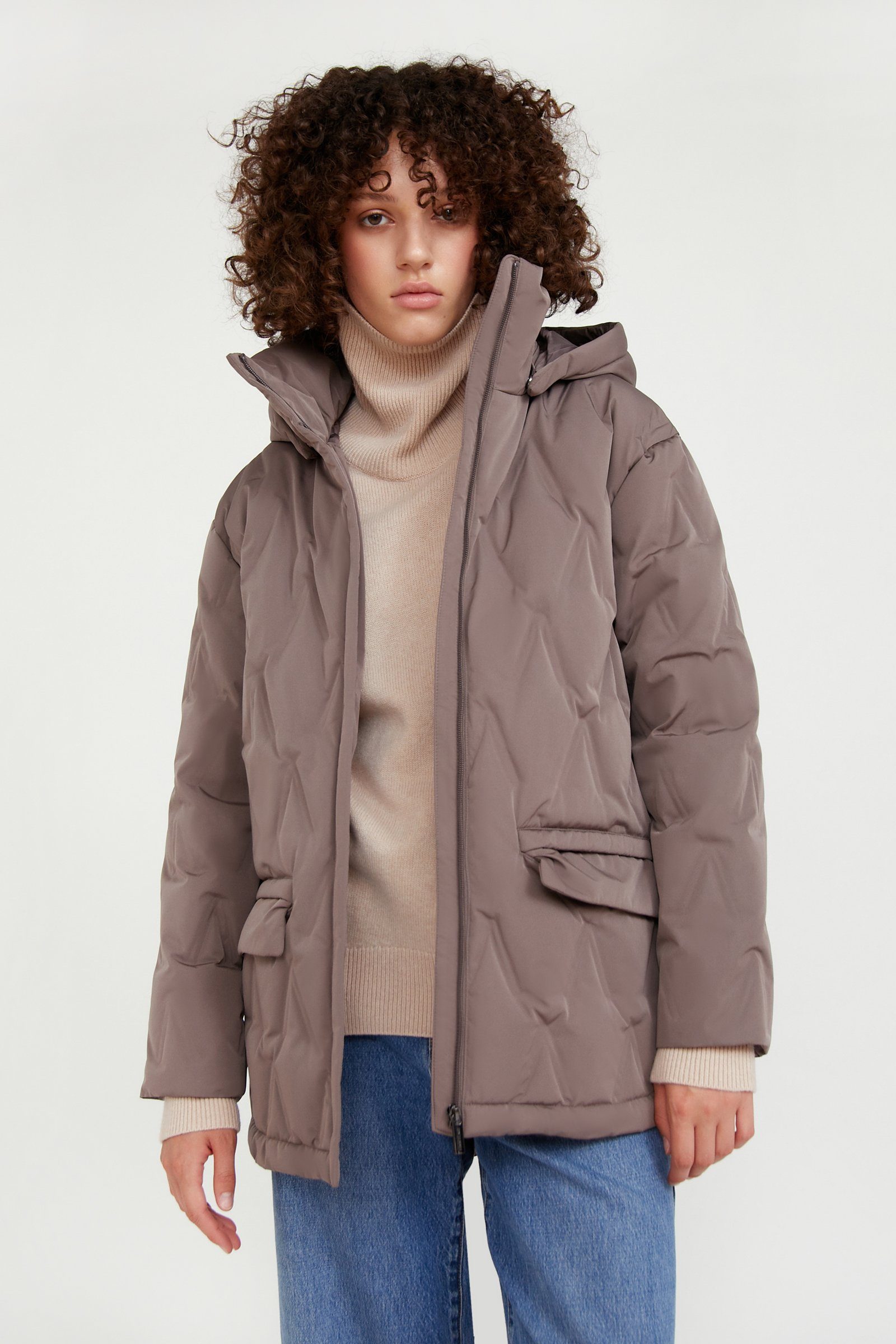 Finn Flare Daunenjacke mit Steppdesign