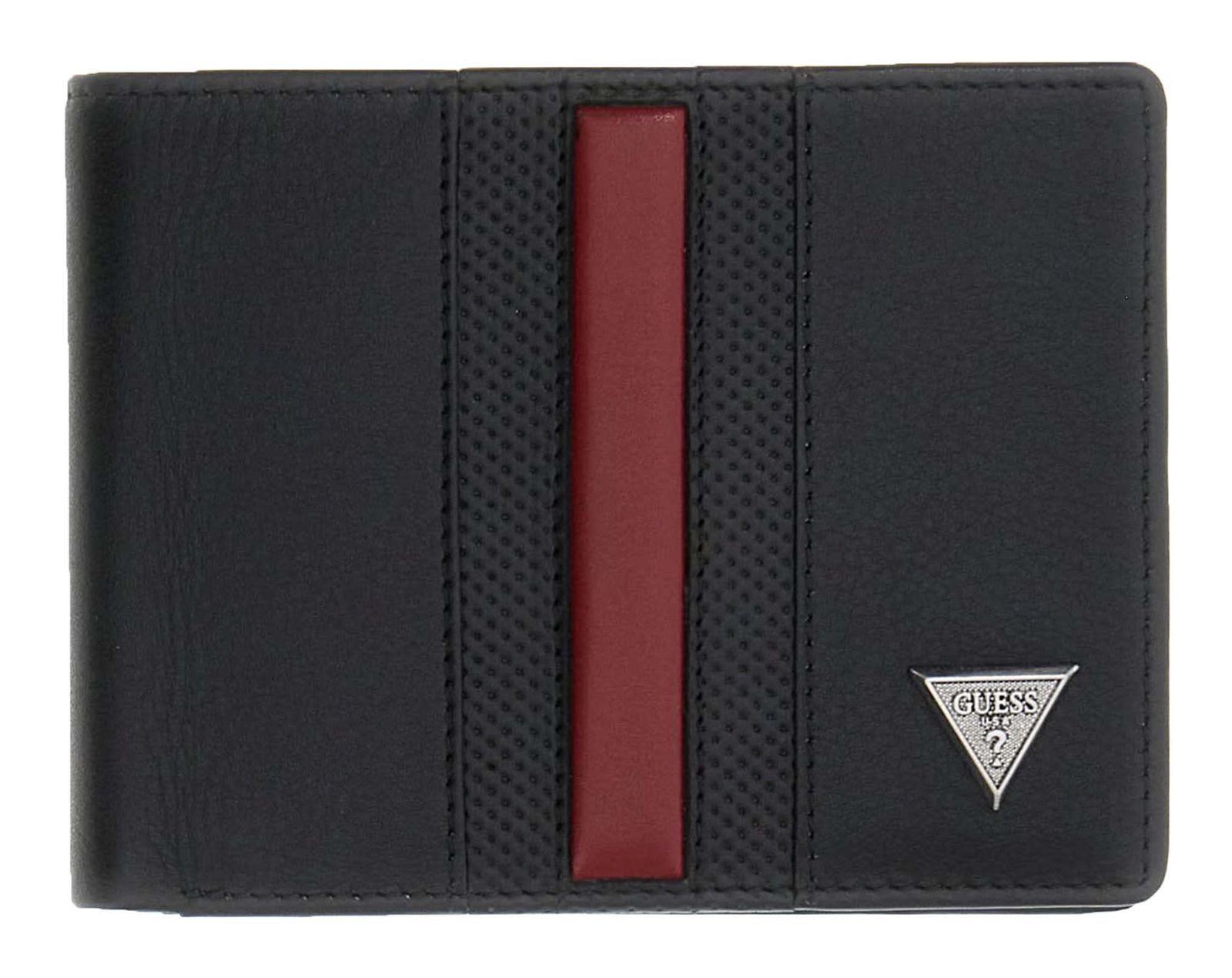 Guess Geldbörse Bifold Wallet, aus echtem Leder mit RFID-Blocker Schutz