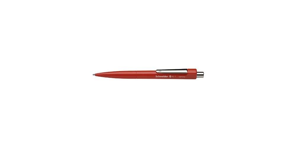 SCHNEIDER Kugelschreiber Kugelschreiber K 1 0,5mm rot dokumentenecht Farbe des Schaftes: rot
