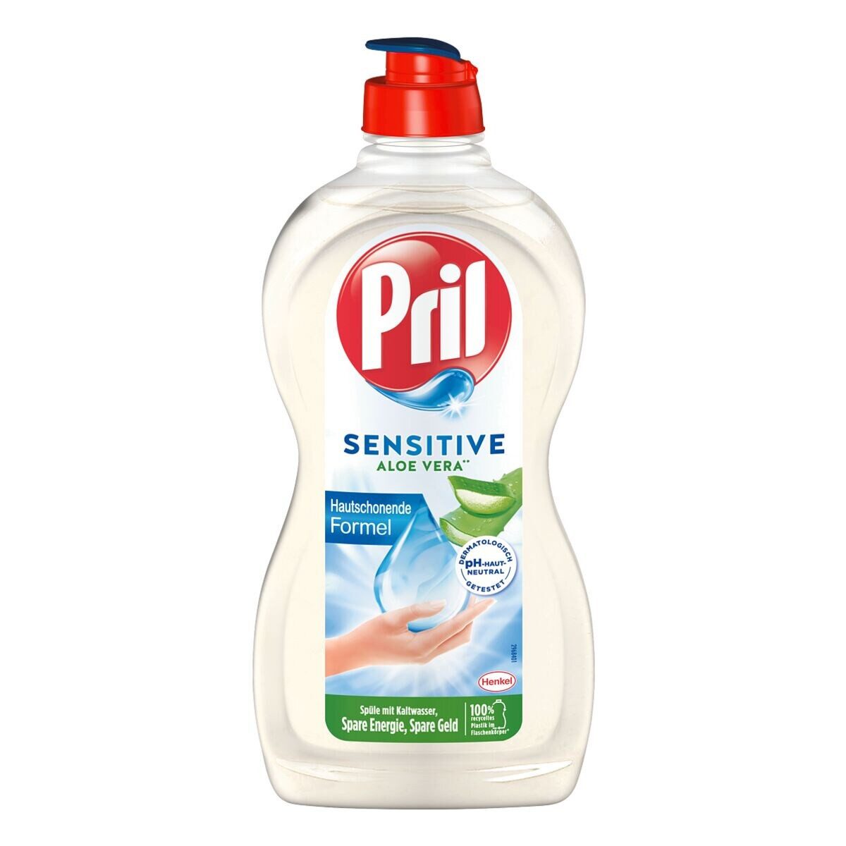 PRIL Sensitive Aloe Vera Рідина для миття посуду (450 ml, hautschonend / hohe Fettlösekraft)