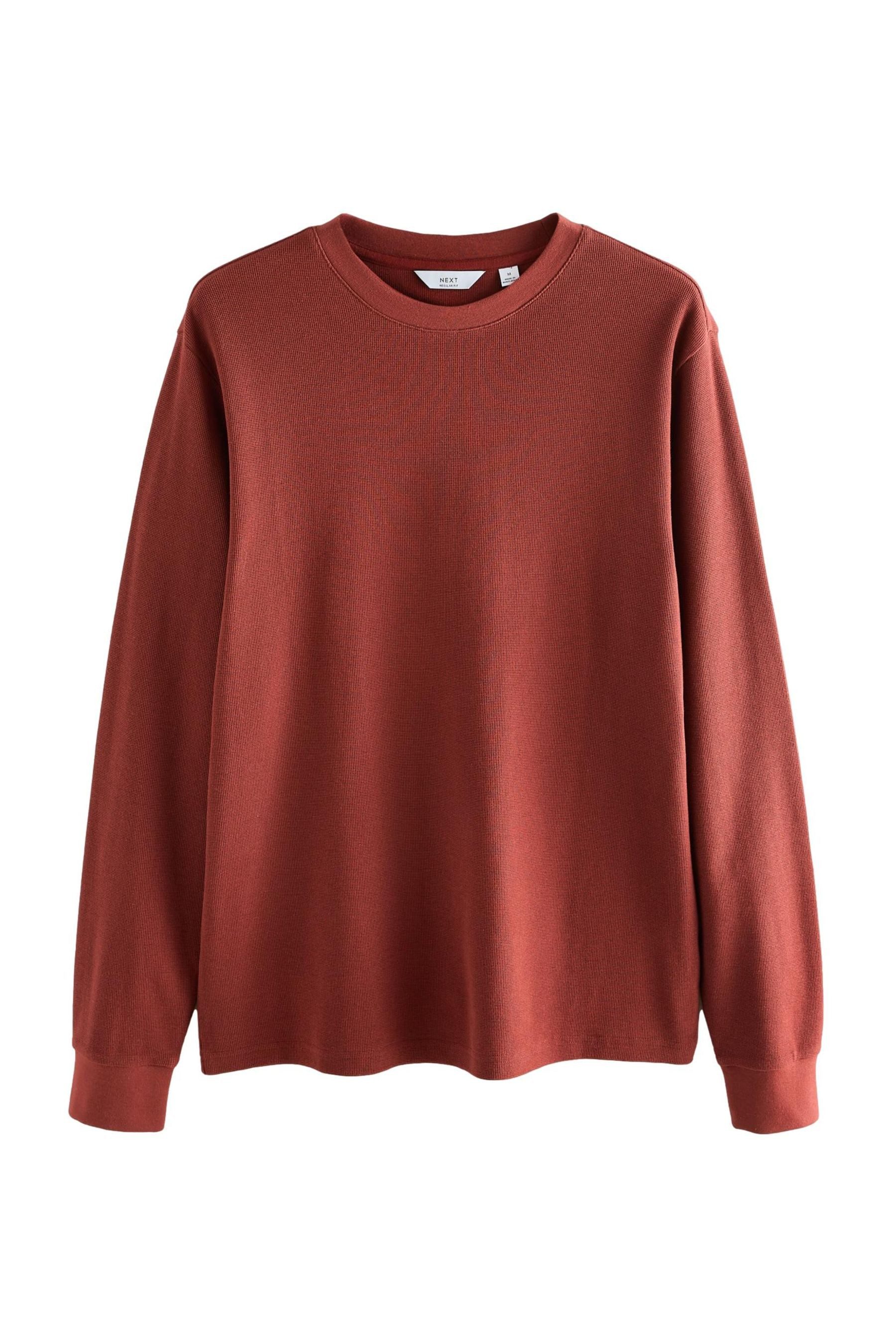 Next Langarmshirt Langärmeliges Hemd mit Micro-Waffelstruktur günstig online kaufen