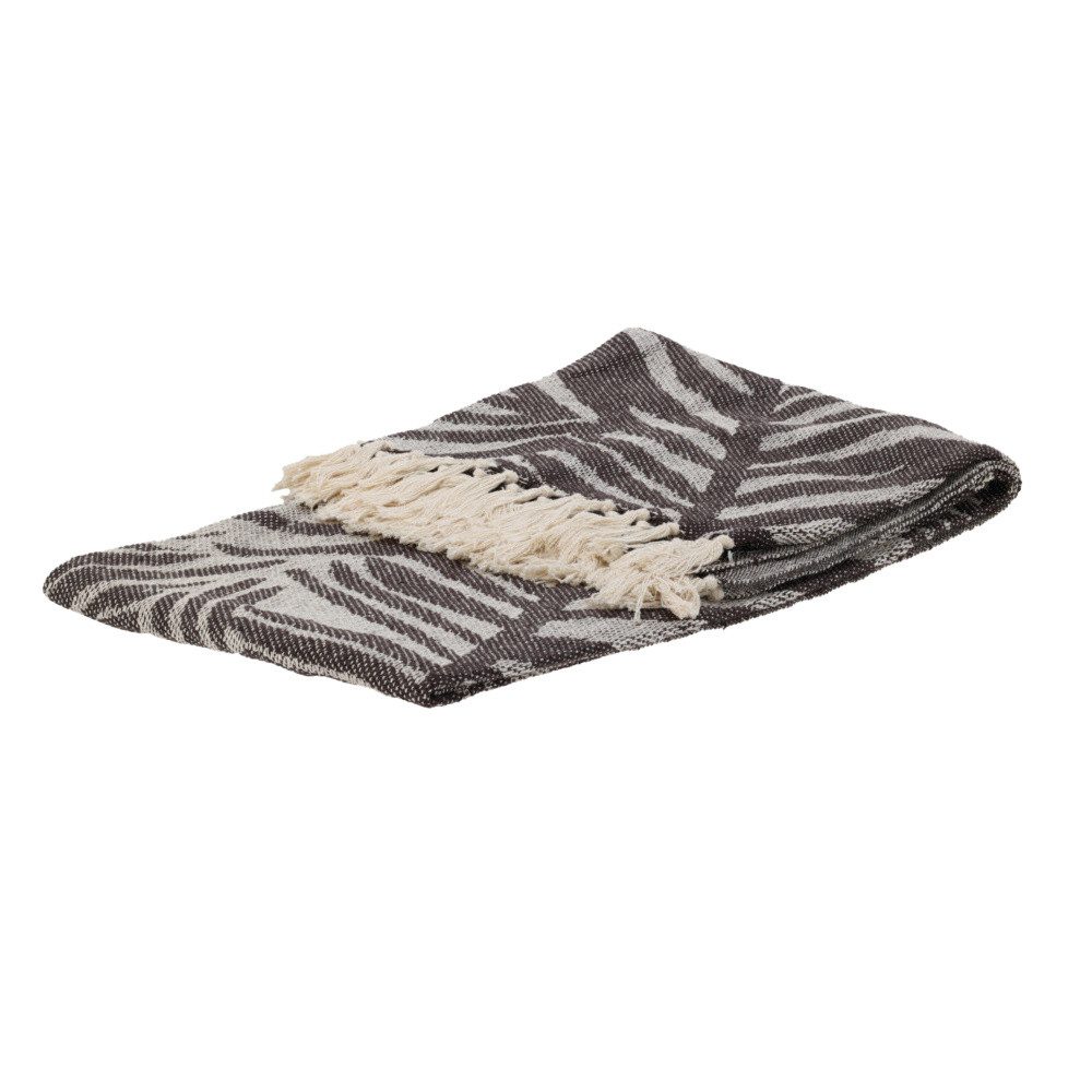 Wohndecke Baumwolldecke mit Muster, 160 x 130 cm, Home & styling collection