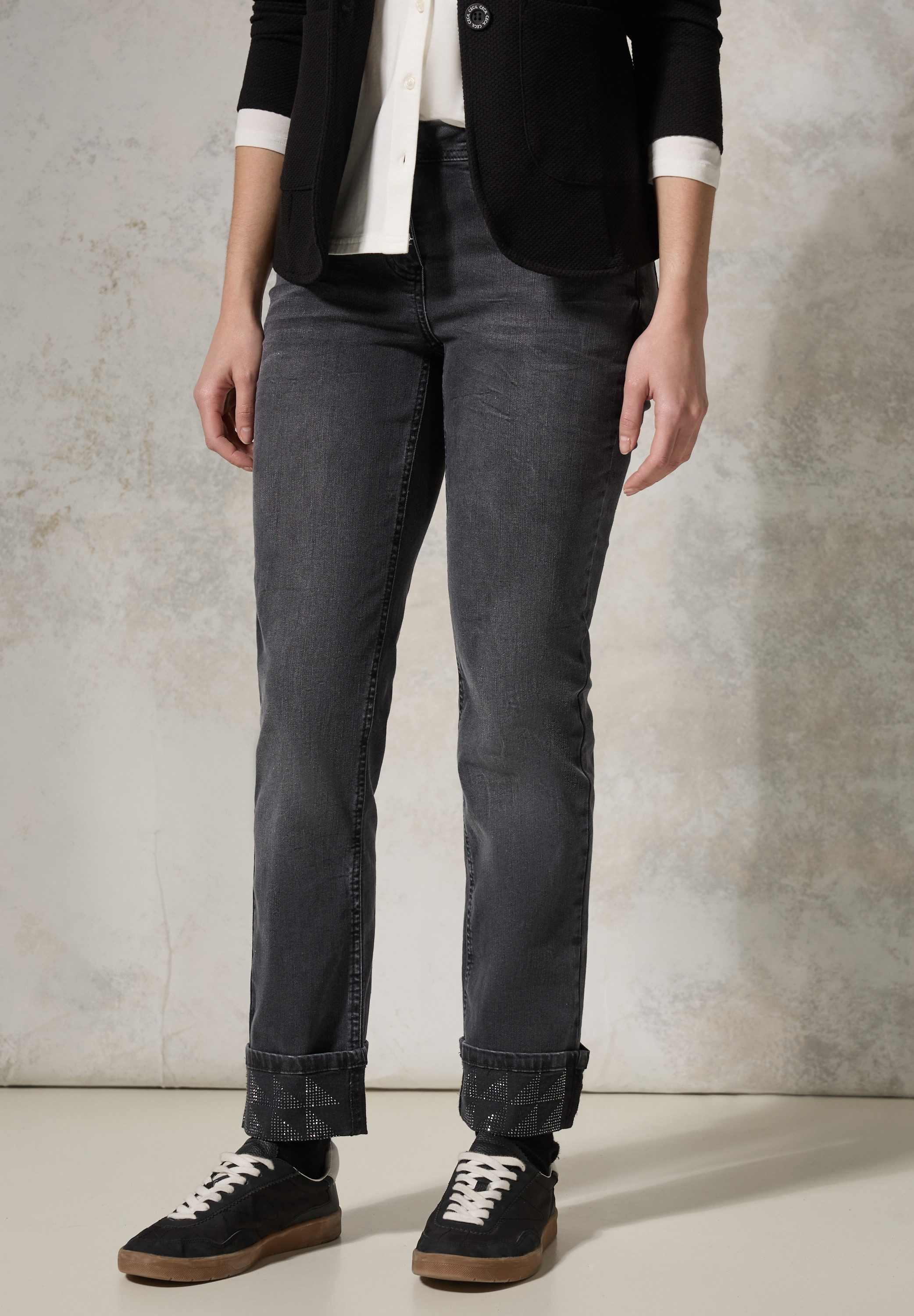 CECIL Comfort-fit-Jeans Middle Waist