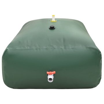 vidaXL Regentonne Wassertank mit Wasserhahn Faltbar 2100 L PVC