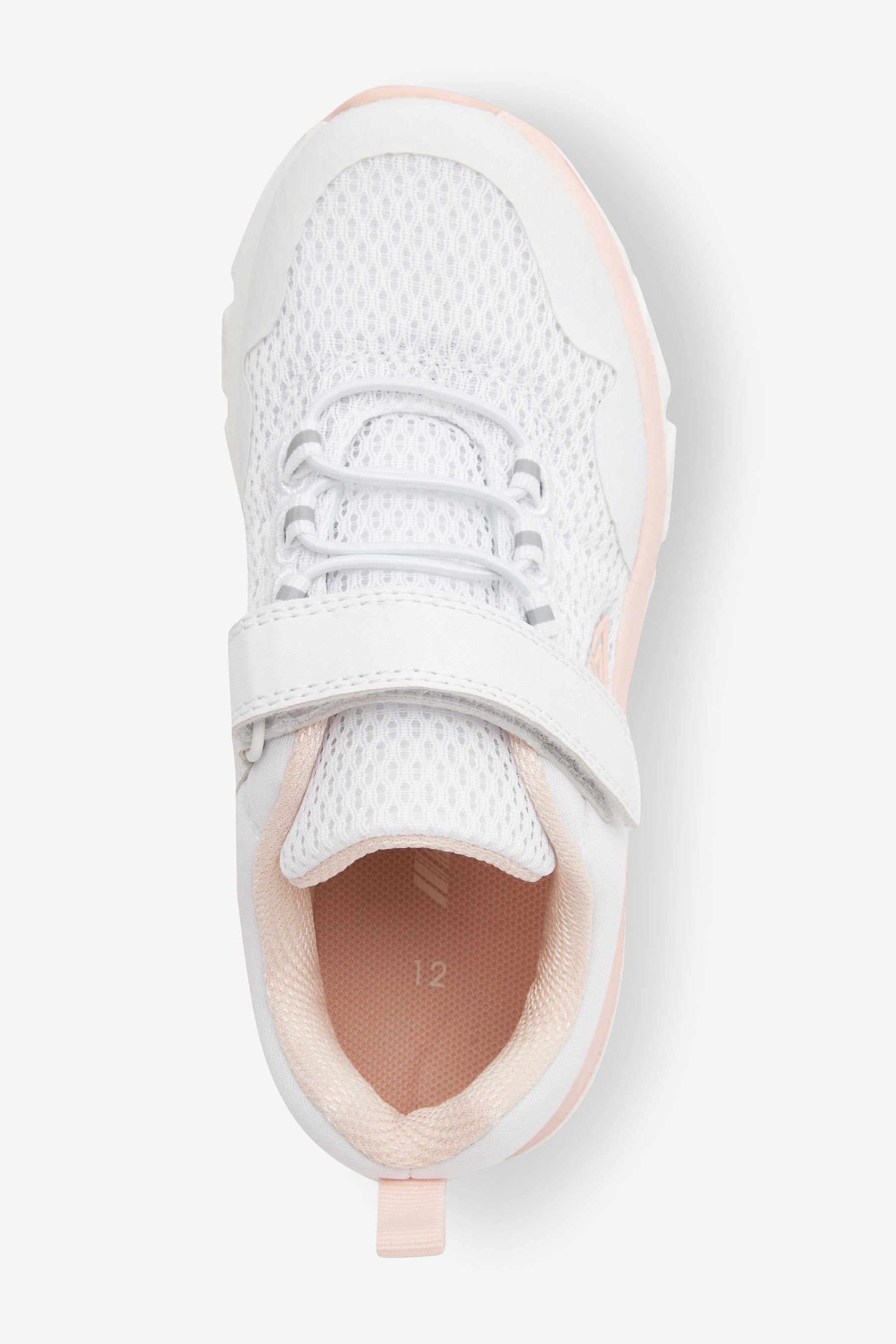 (1-tlg) Next White/Pink Lauf-Turnschuhe Sneaker