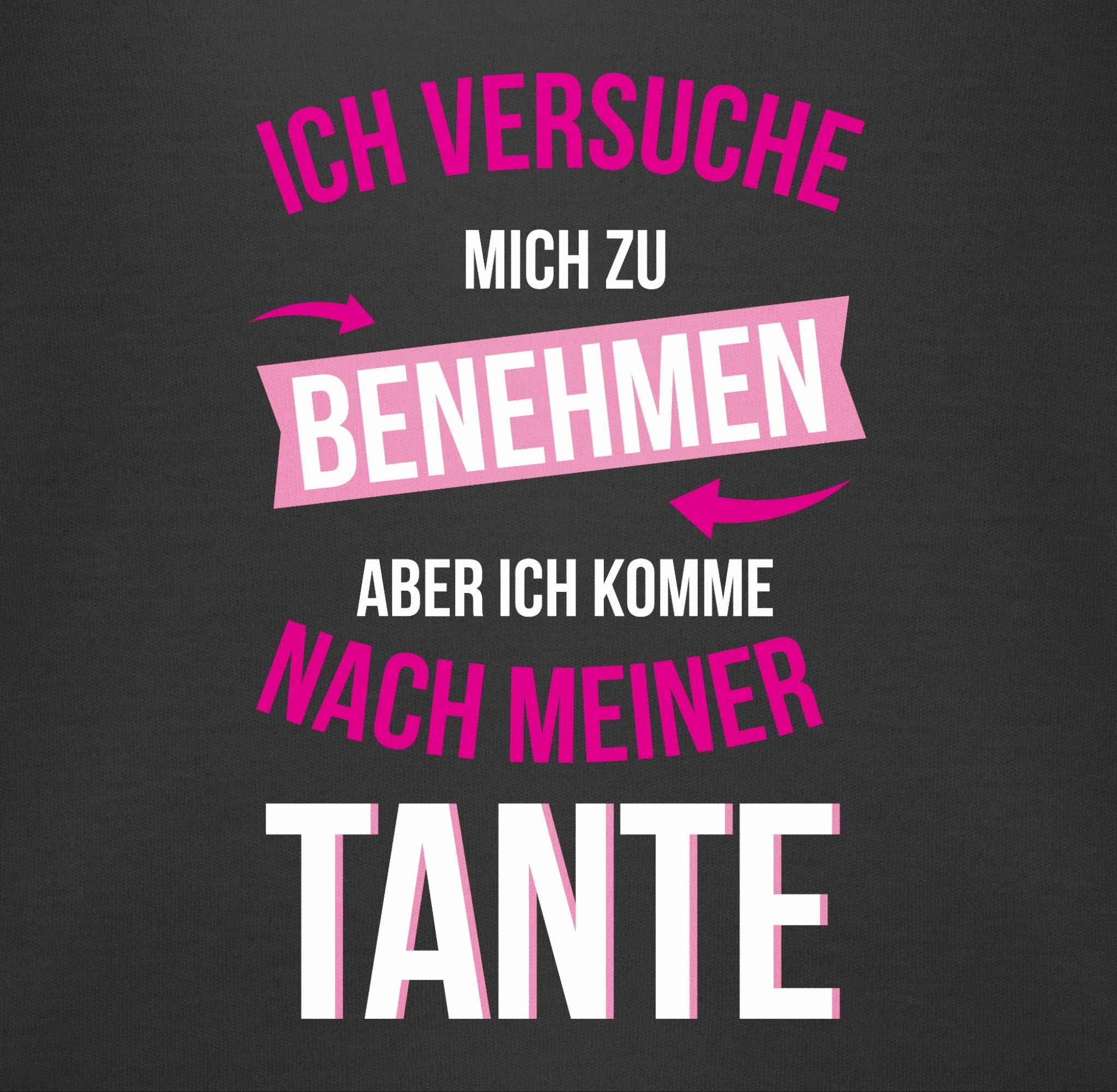 Shirtracer Shirtbody Ich versuche mich zu benehmen aber ich komme nach meiner Tante Sprüche Baby