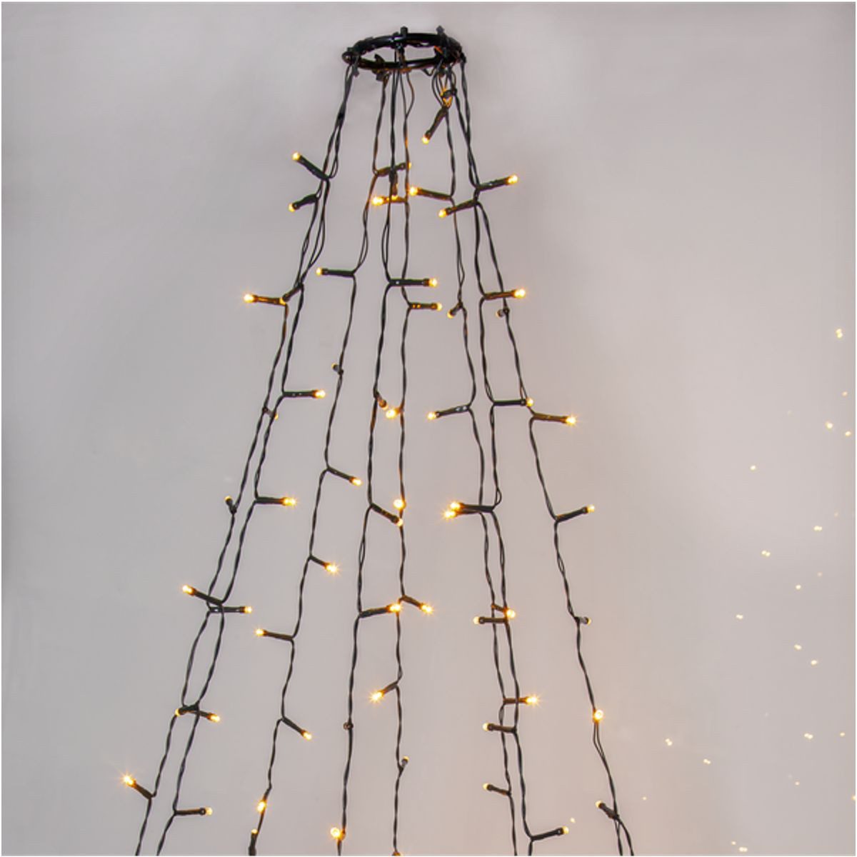 STAR TRADING LED-Lichterkette Baummantel Linus, LED Baummantel-Lichterkette,Golden Warm White' für Outdoor-Bereiche