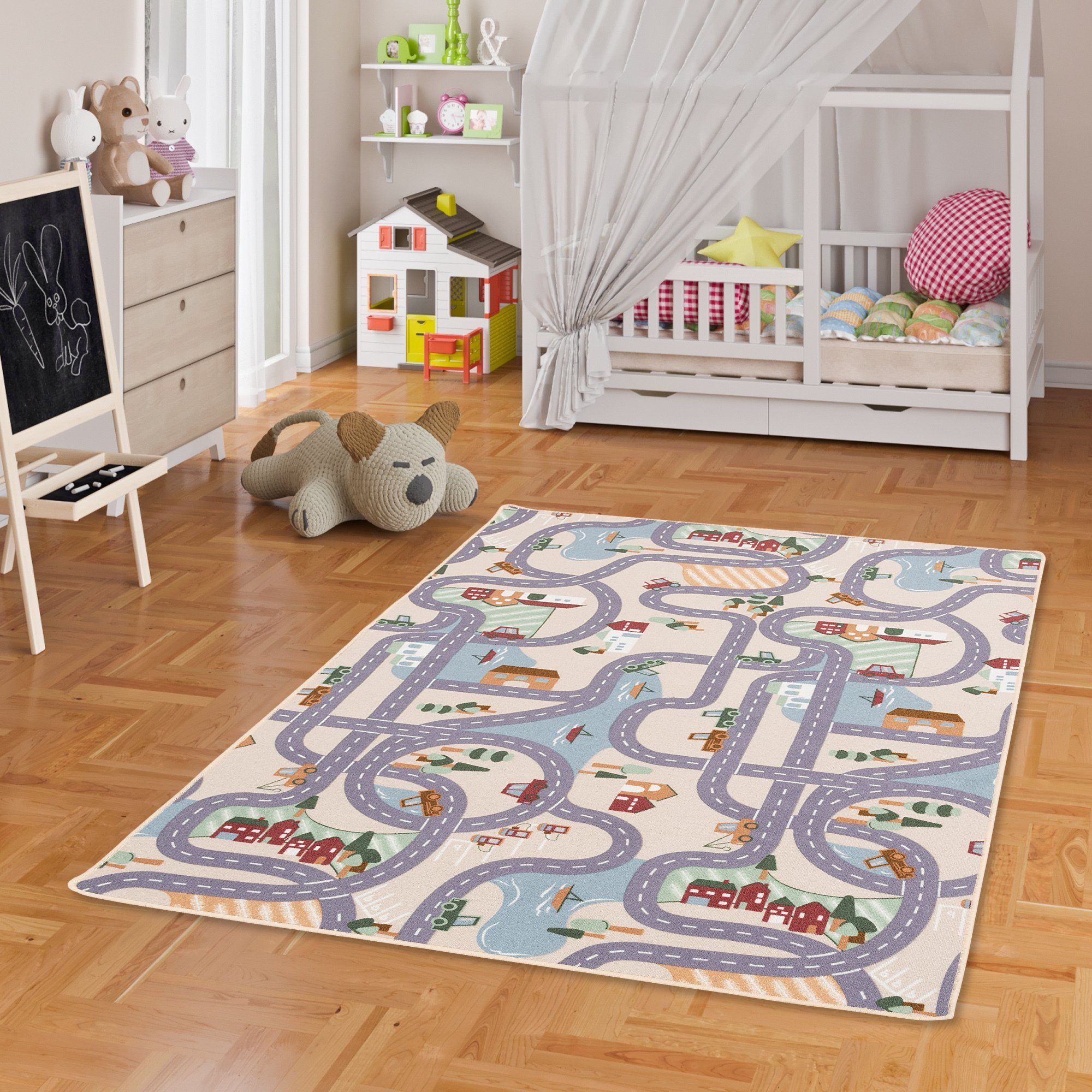 Snapstyle Kinderteppich Kinder Spiel Straßenteppich Fun günstig online kaufen