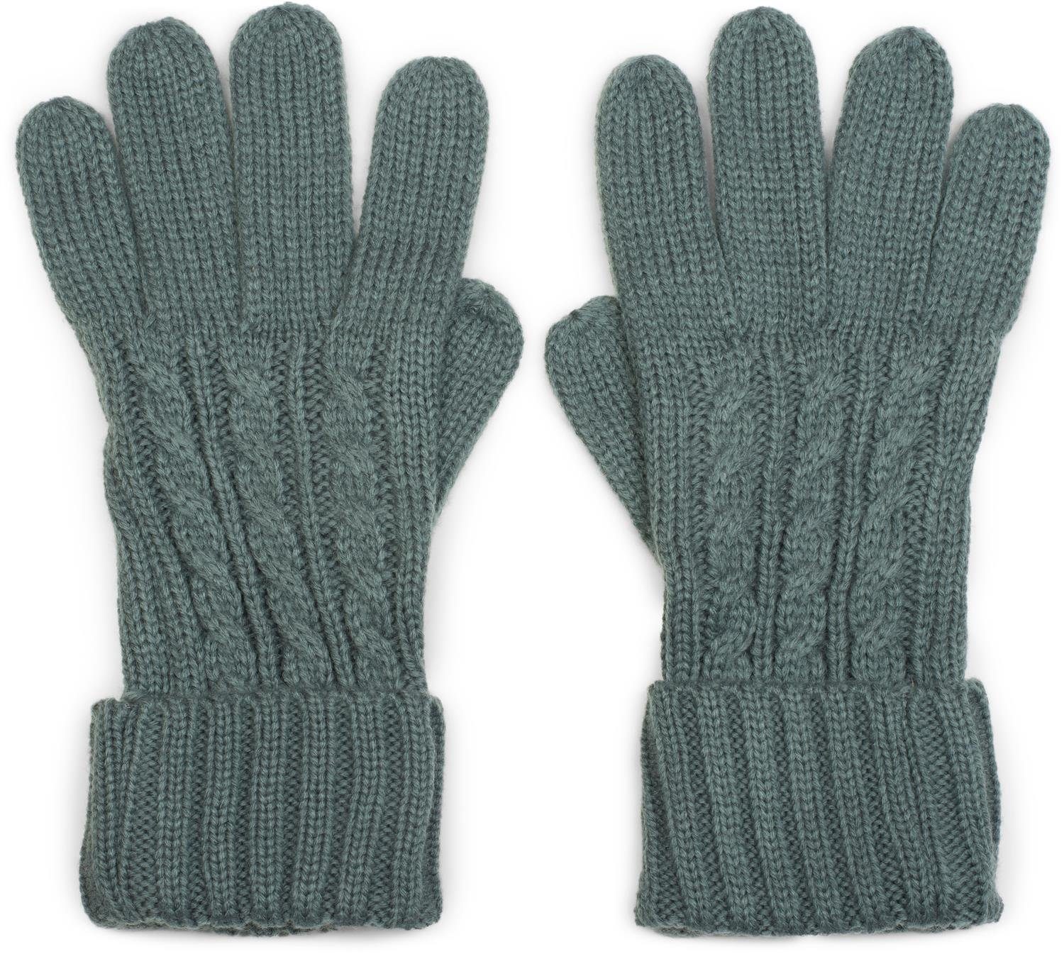 styleBREAKER Strickhandschuhe Strickhandschuhe mit Zopfmuster