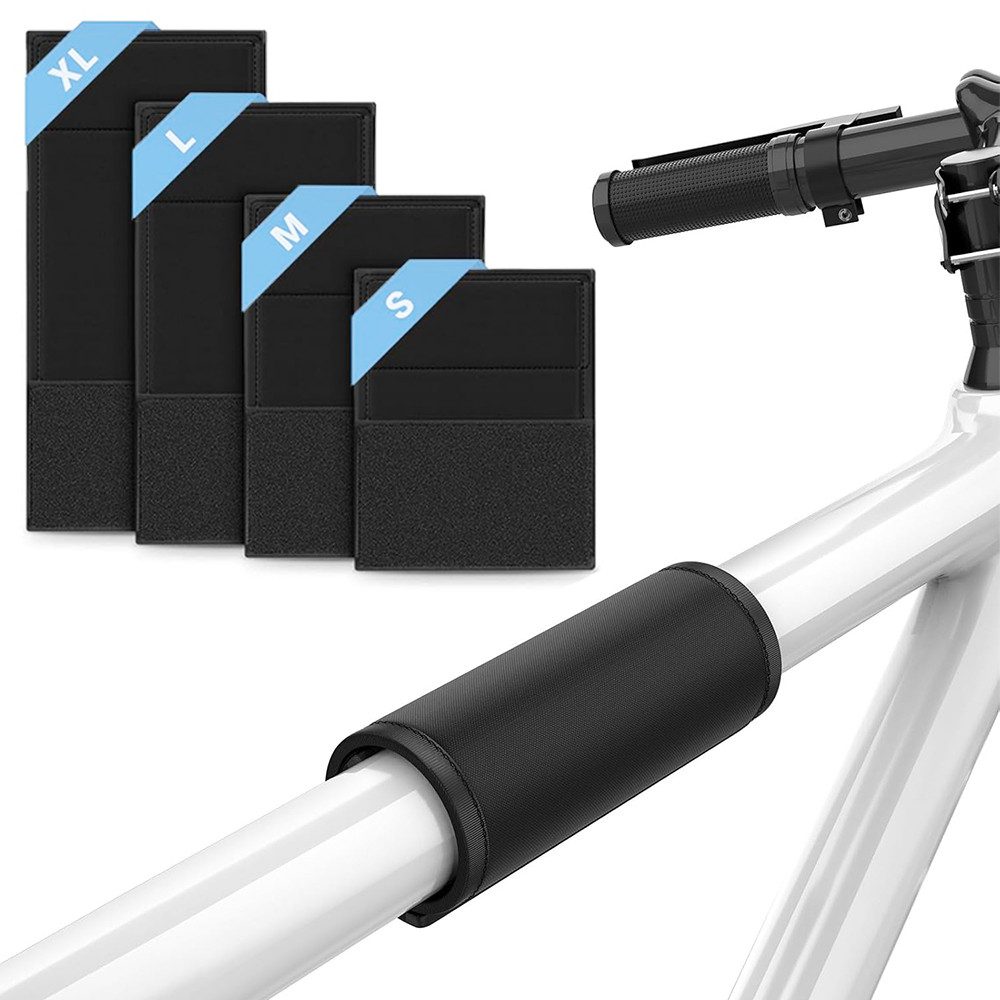 AFKSMILE Lackschutzfolie Fahrrad Rahmenschutz Transport 4er Set, Fahrrad Rahmenschutz, (4-St), Passend für Thule Fahrradträger, Carbon Rahmen Schutz (S,M,L,XL)