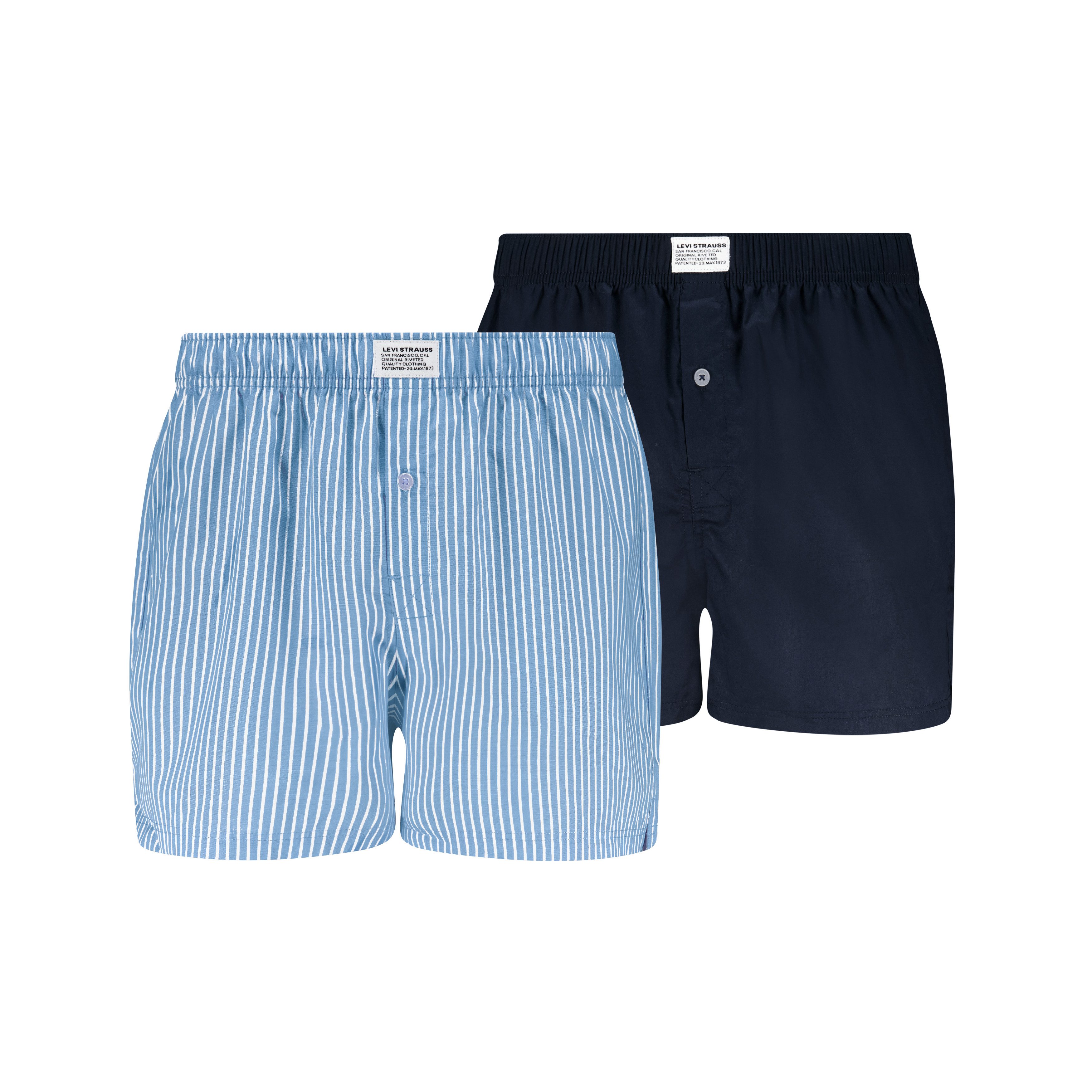 Levi's® Webboxer LEVIS MEN WOVEN BOXER 2P (2er Pack) mit Eingriff, Baumwoll günstig online kaufen