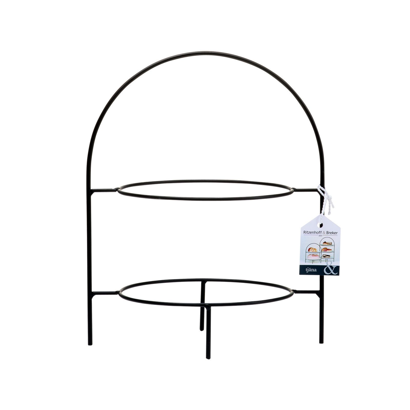 Ritzenhoff & Breker Etagere Tjäna Etagère 2-stufig, Metall, (1-tlg)