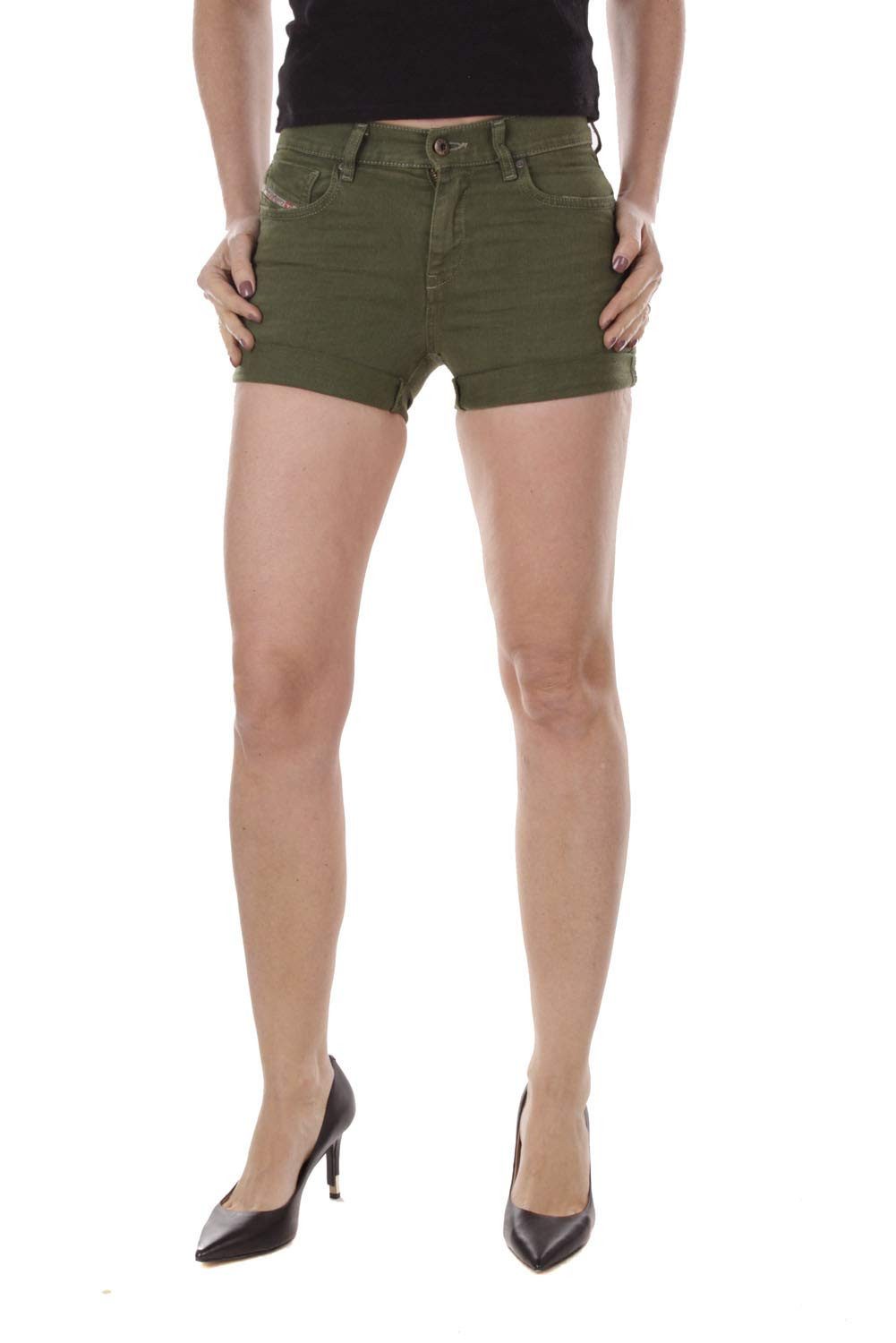Diesel Jeansshorts Diesel Bootzee 0111D Stretch Regular Slim Шорты Damen Jeans
