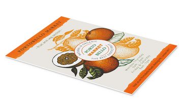 Posterlounge Forex-Bild Exhibition Posters, Portobello Market London - Organic Oranges, Küche