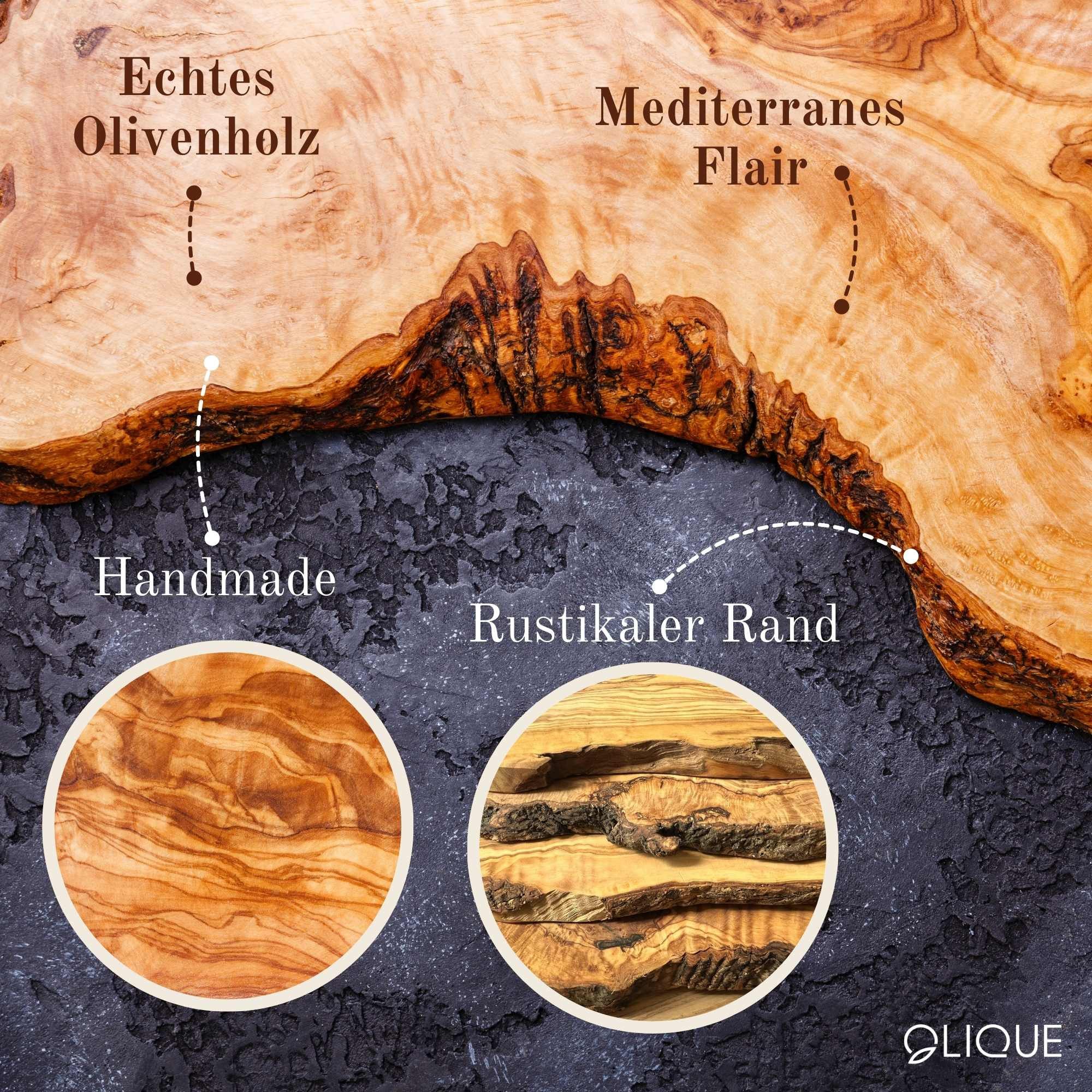 OLIQUE Futterstation für Katzen & Hunde DUO - Natürlich & handgefertigt, Porzellan