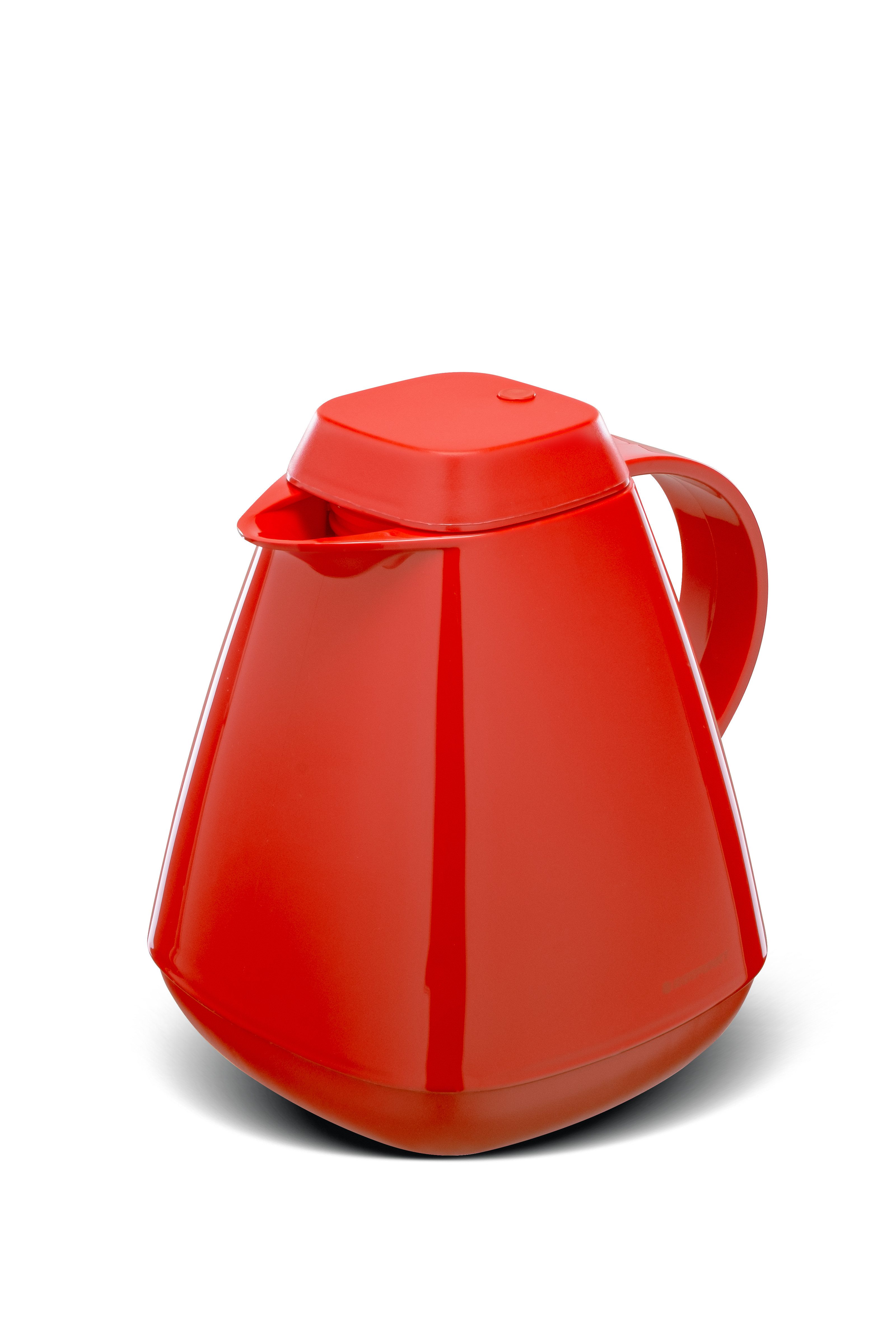 ROTPUNKT Isolierkanne 1,0 Liter 650 Glaseinsatz I hochwertig I Thermokanne I 24 Std heiß, (Kaffeekanne I Teekanne), robust und auslaufsicher