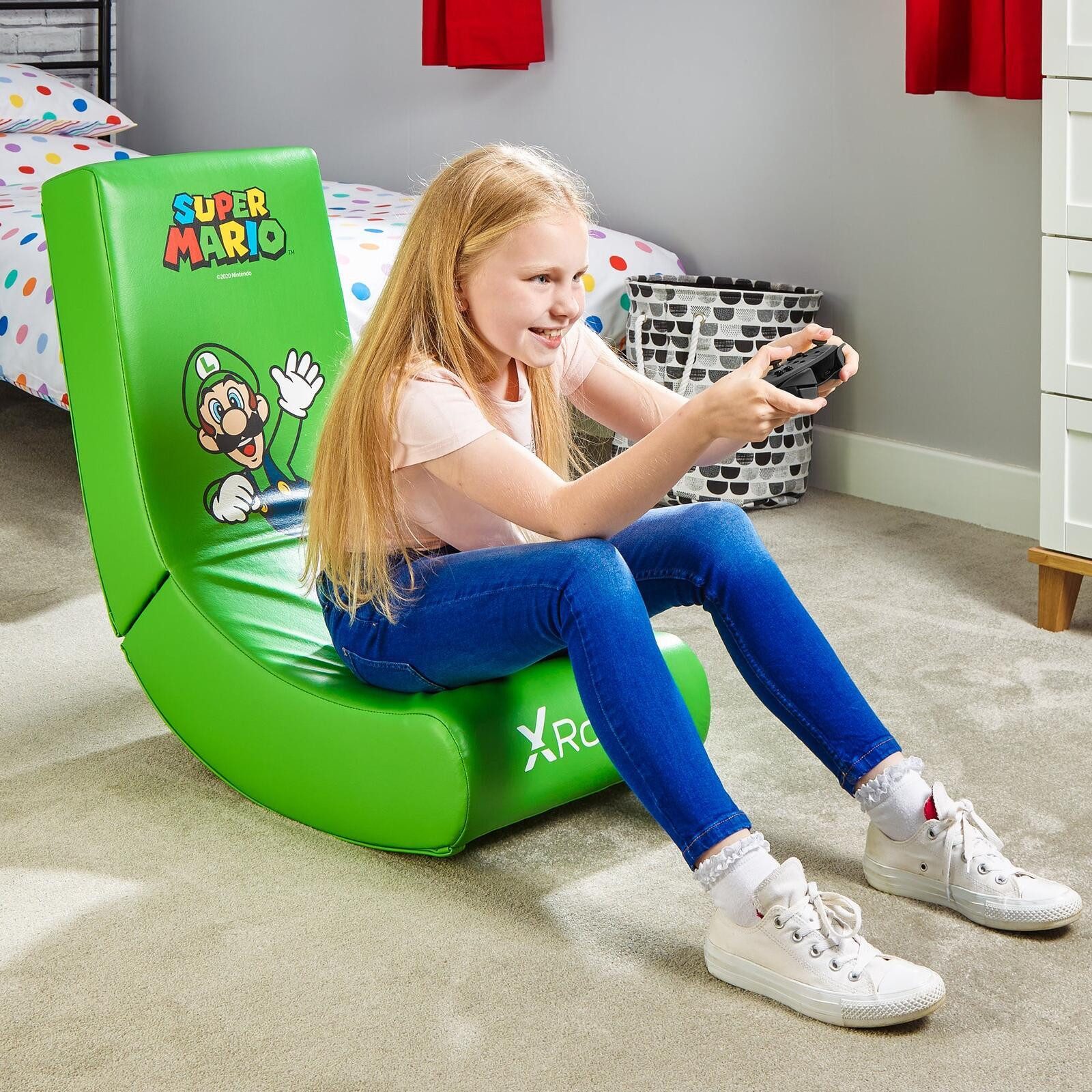 X Rocker Gaming-Stuhl Nintendo Super Mario™ Floor Rocker Gaming-Bodenses
