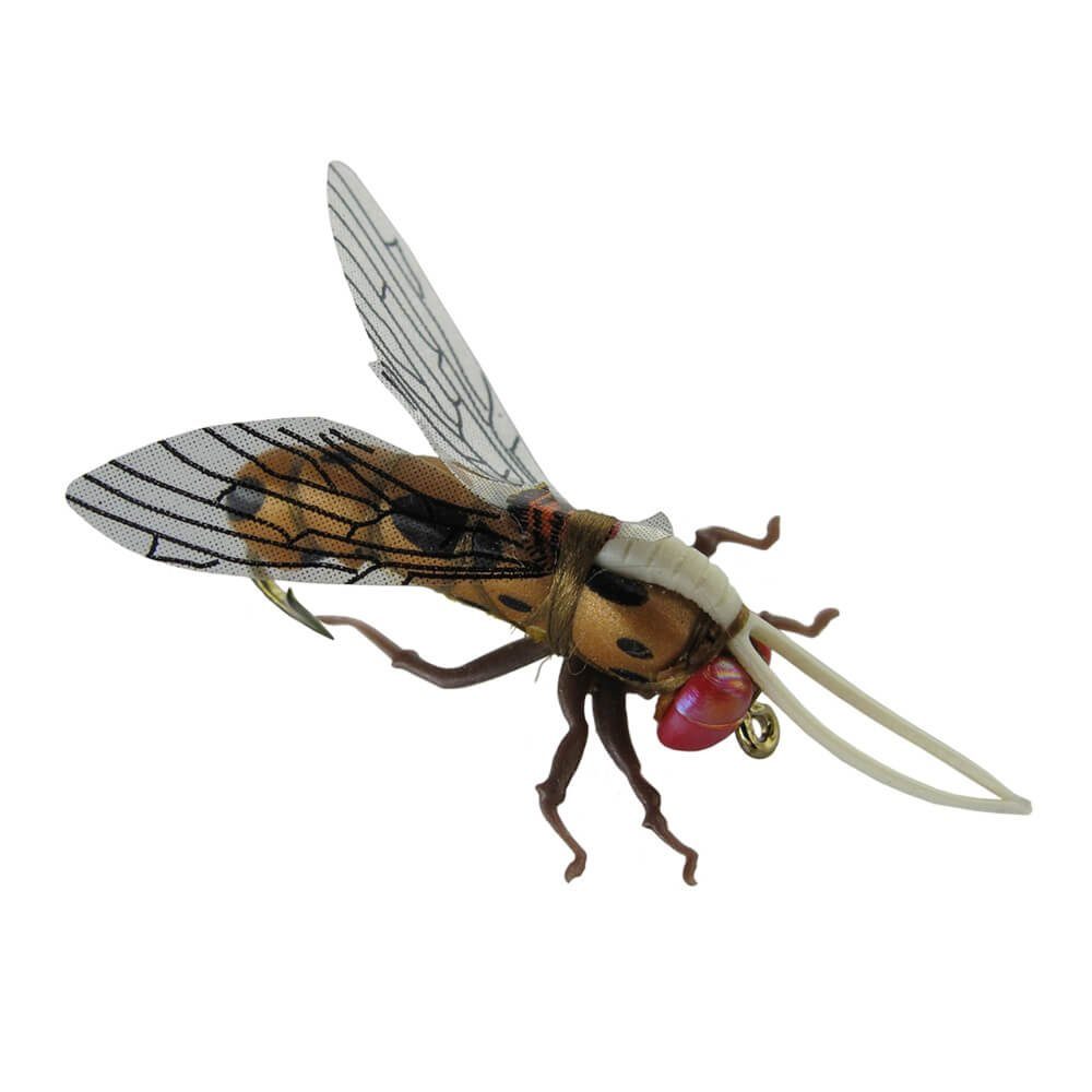 Insektenimitate Jenzi Fliege Schildlaus Fliege Fliege, 4Stk. XL Kunstköder (4-St) Jenzi