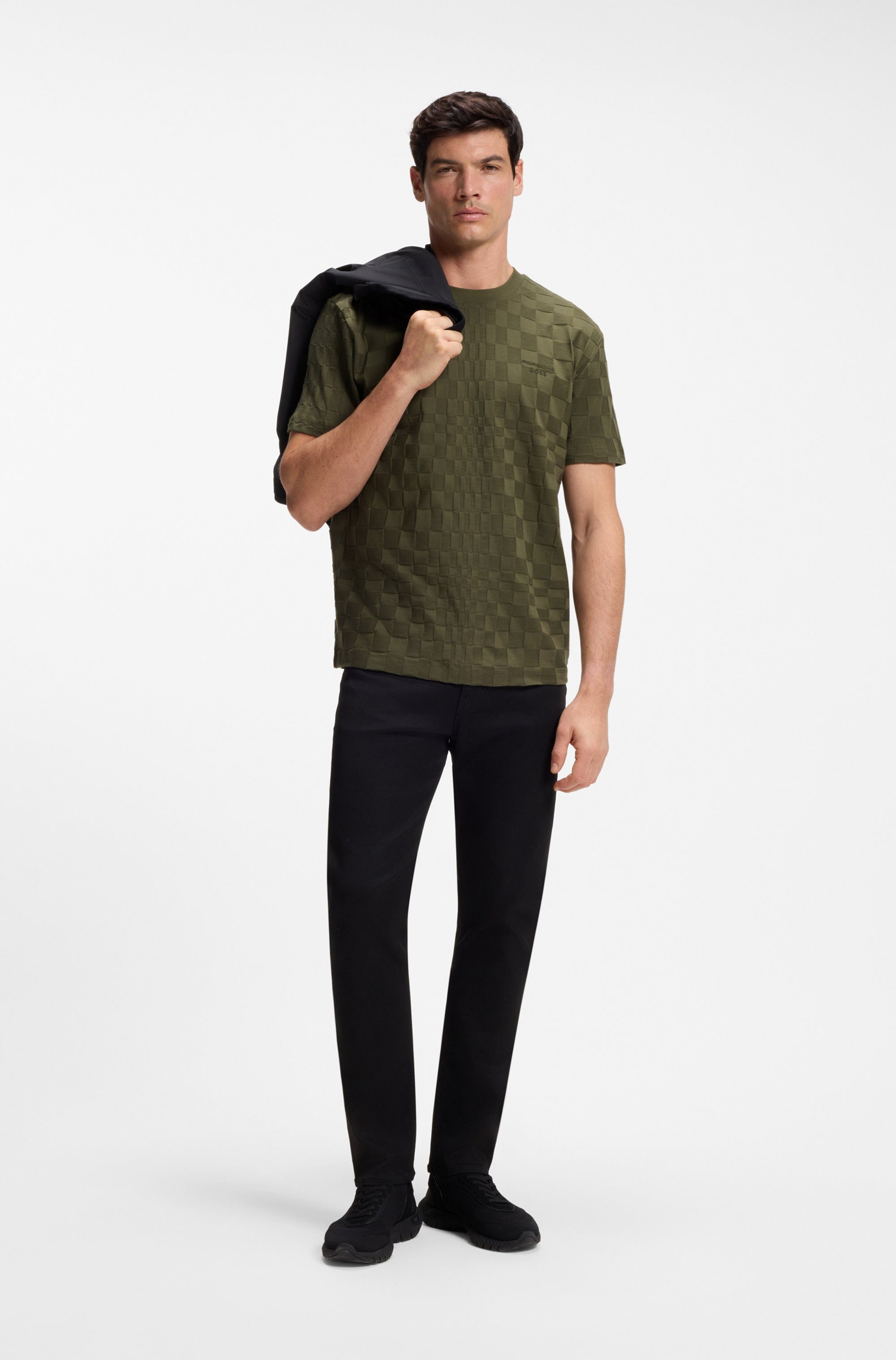 BOSS GREEN T-Shirt Porsche Spirit 70 Capsule Collection Premium Herrenmode Limited