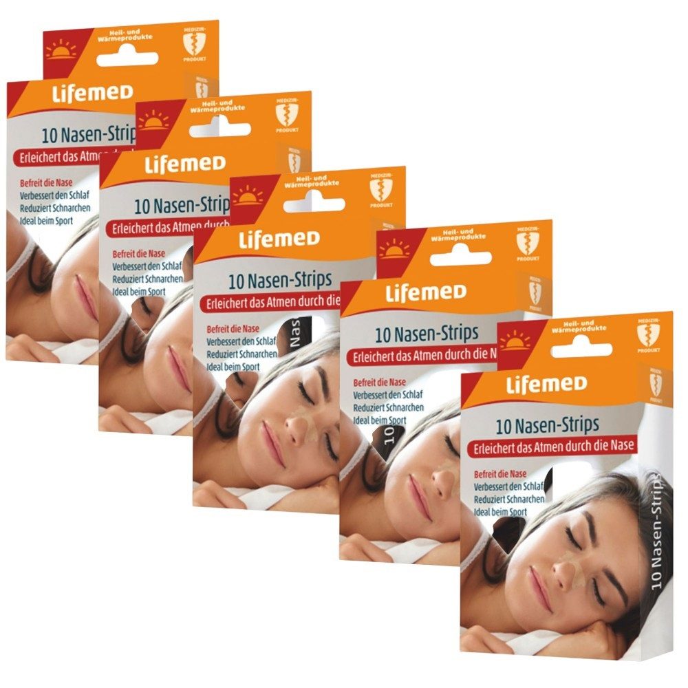 LifeMed Nasenpflaster 5x Lifemed Nasenpflaster 5x 10 Stück