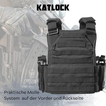 KATLOCK Schutzweste Plattenträger Fylgie 2.0 Weste SK4 Taktik zertifiziert NIJ-STD-0101.06