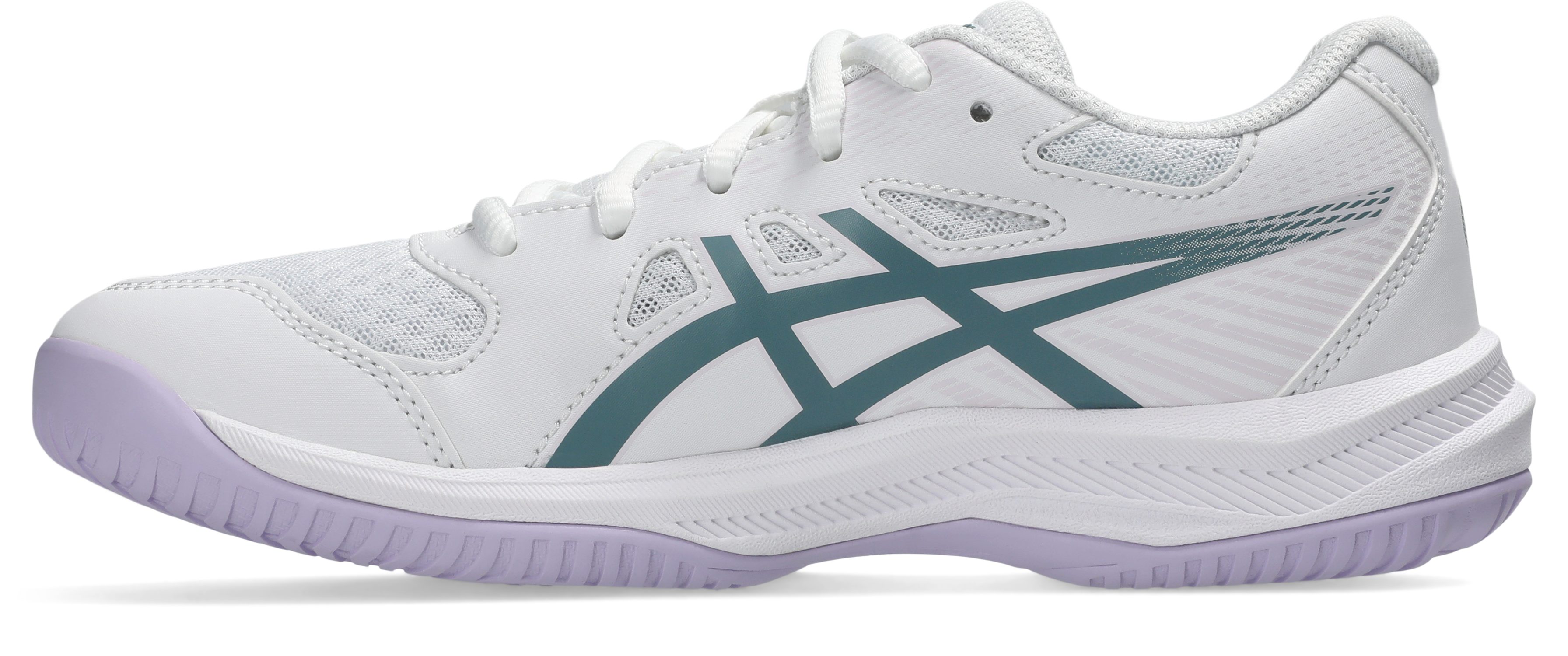 Asics UPCOURT 6 GS Hallenschuh geeignet für Handball&Volleyball, Indoorschuh, nicht abfärbende Sohle