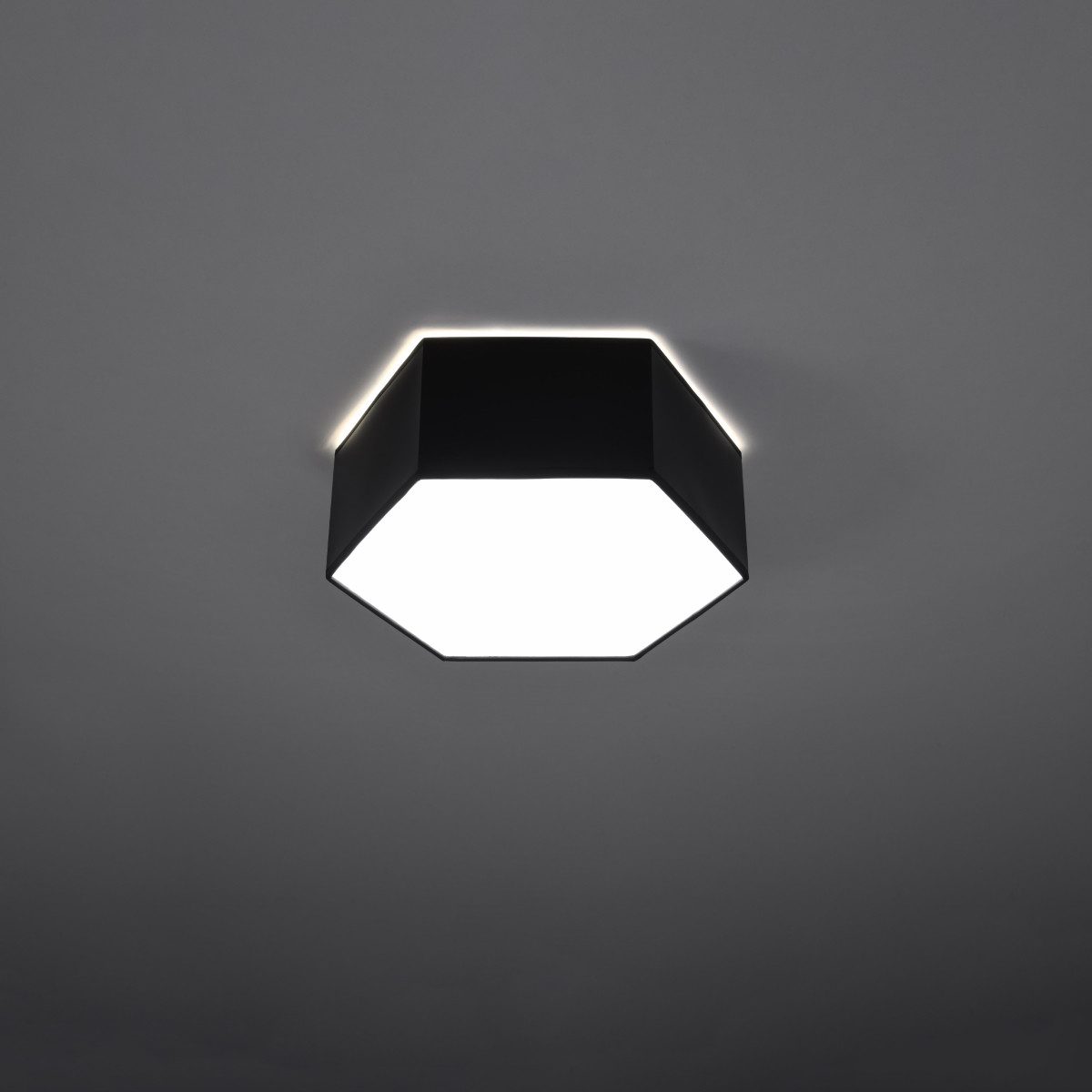 SOLLUX lighting Deckenleuchte Deckenleuchte Sunde 11 Schwarz, Nicht enthalten
