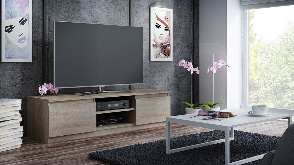 TOPESHOP Lowboard Fernsehtisch – Vielseitig einsetzbares günstig online kaufen