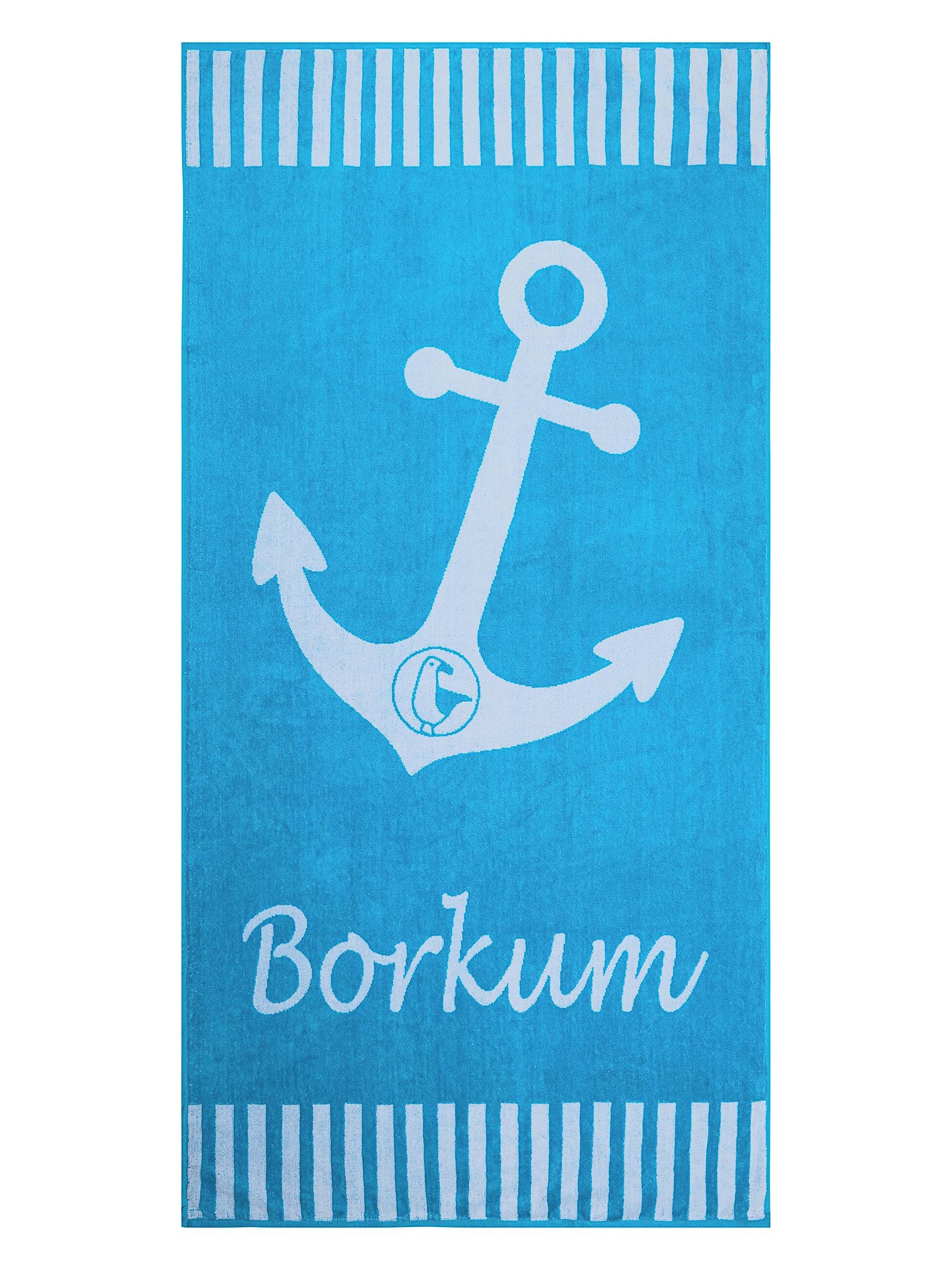 Schietwetter Strandtuch Unisex Strandhandtuch "Borkum" 180x88cm, günstig online kaufen
