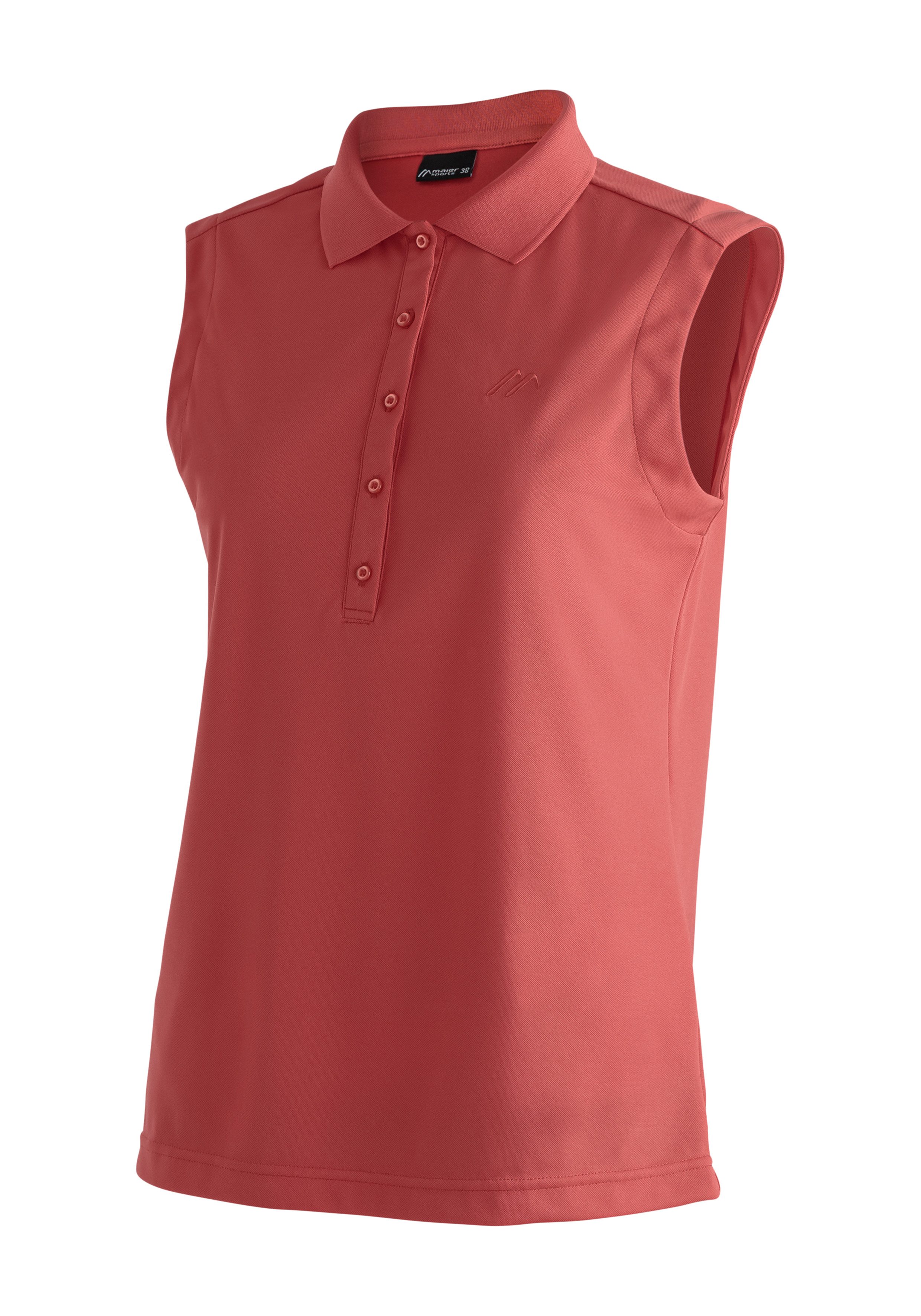 Maier Sports Poloshirt Ulrike sleeveless Damen Funktionsshirt, ärmelloses Freizeitshirt, Regular Fit