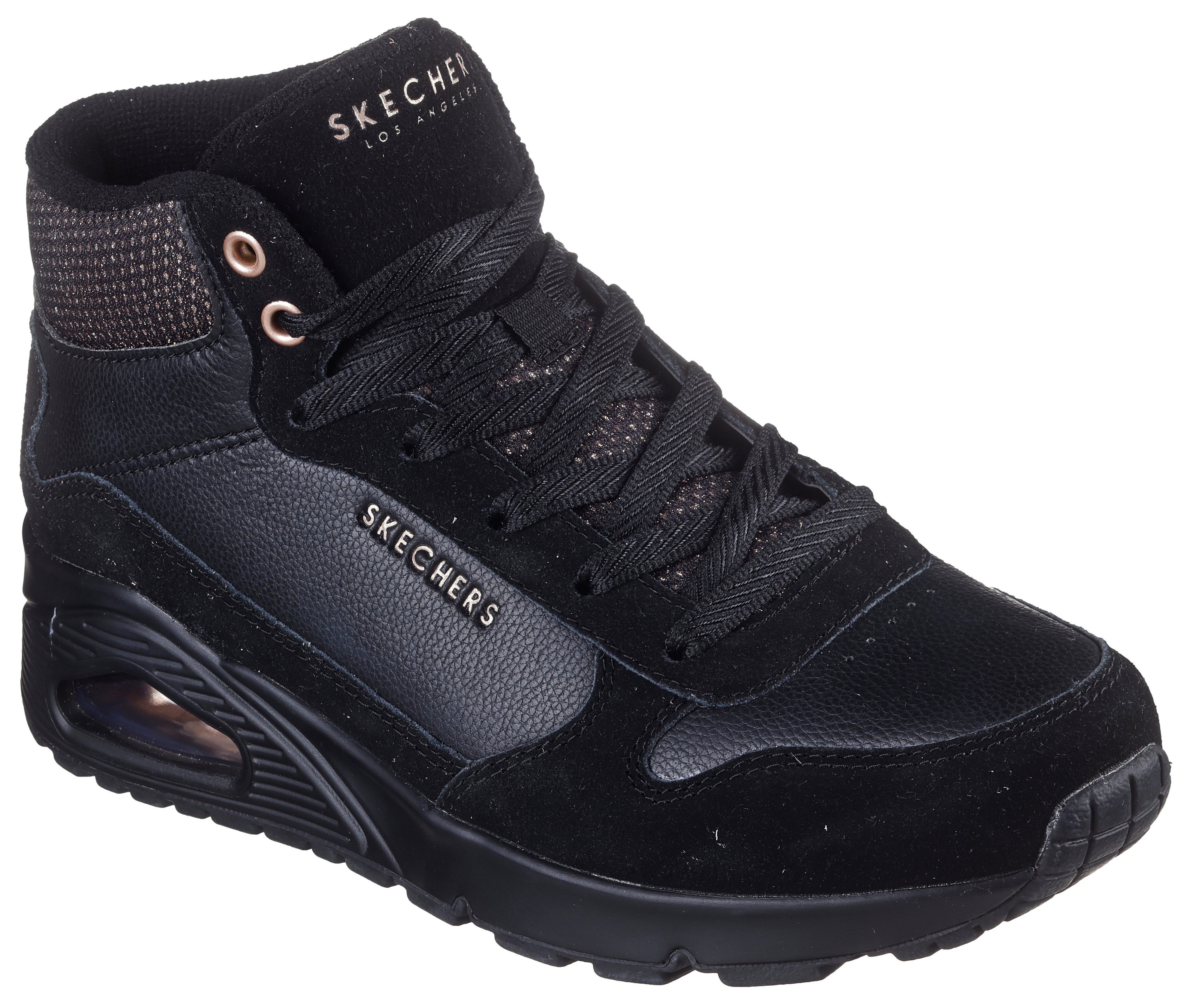 Skechers UNO-STACRE SHINE Keilsneaker High Top Sneaker, Schnürboots mit Luf günstig online kaufen