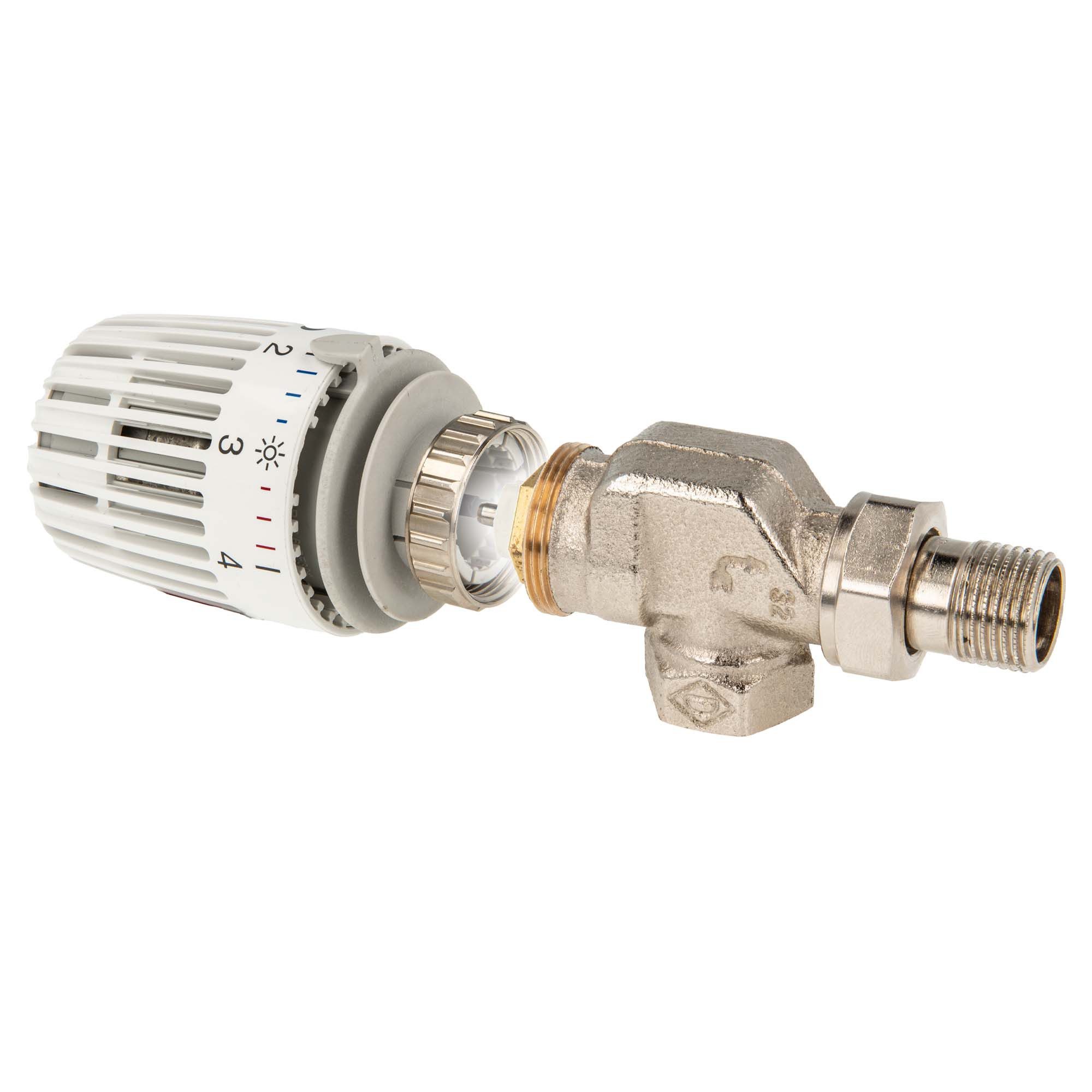 tecuro Heizkörperthermostat Kombi-Set Thermostatkopf K und günstig online kaufen