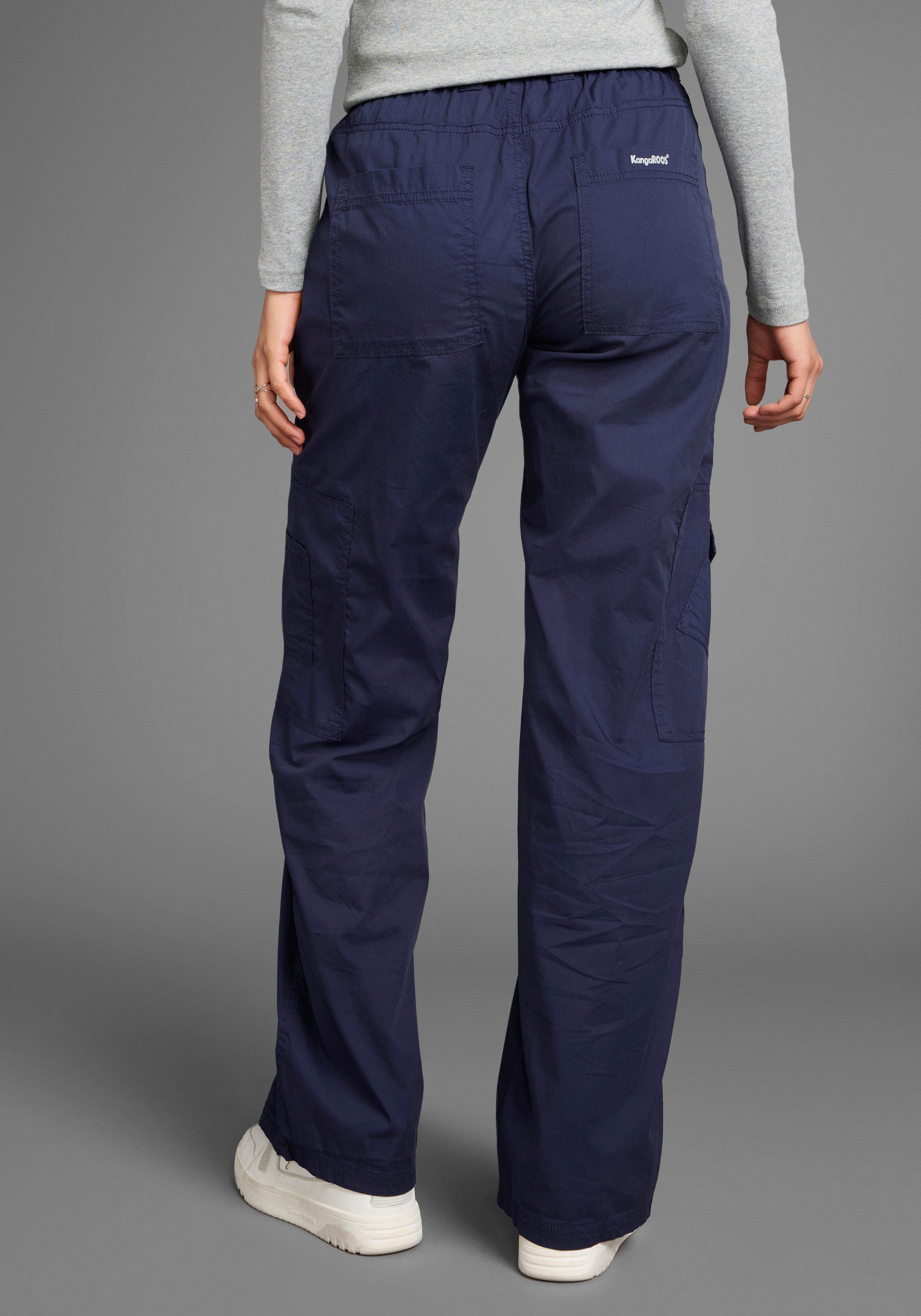 KangaROOS Cargohose (2-tlg., mit abnehmbarem Gürtel) mit besonderem Taschen günstig online kaufen