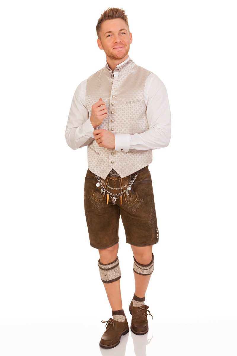 Orbis Textil GmbH & Co. KG Trachtenhemd Trachtenhemd - EDWIN - weiß – Bild 5 von 5